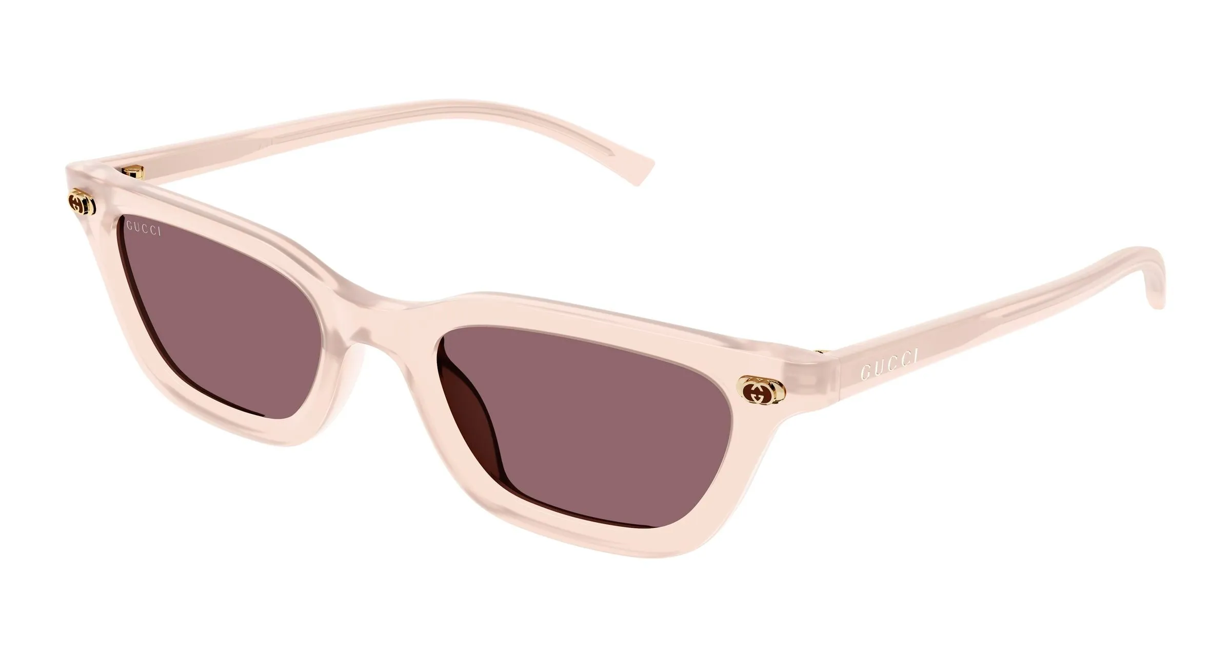 Gucci GG1944S 005 Occhiali da sole Acetato Rosa Rosso Cat Eye - immagine 1