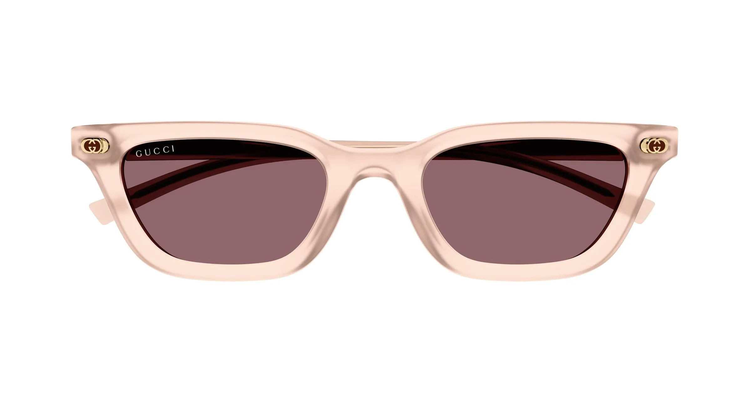 Gucci GG1944S 005 Occhiali da sole Acetato Rosa Rosso Cat Eye - immagine 2