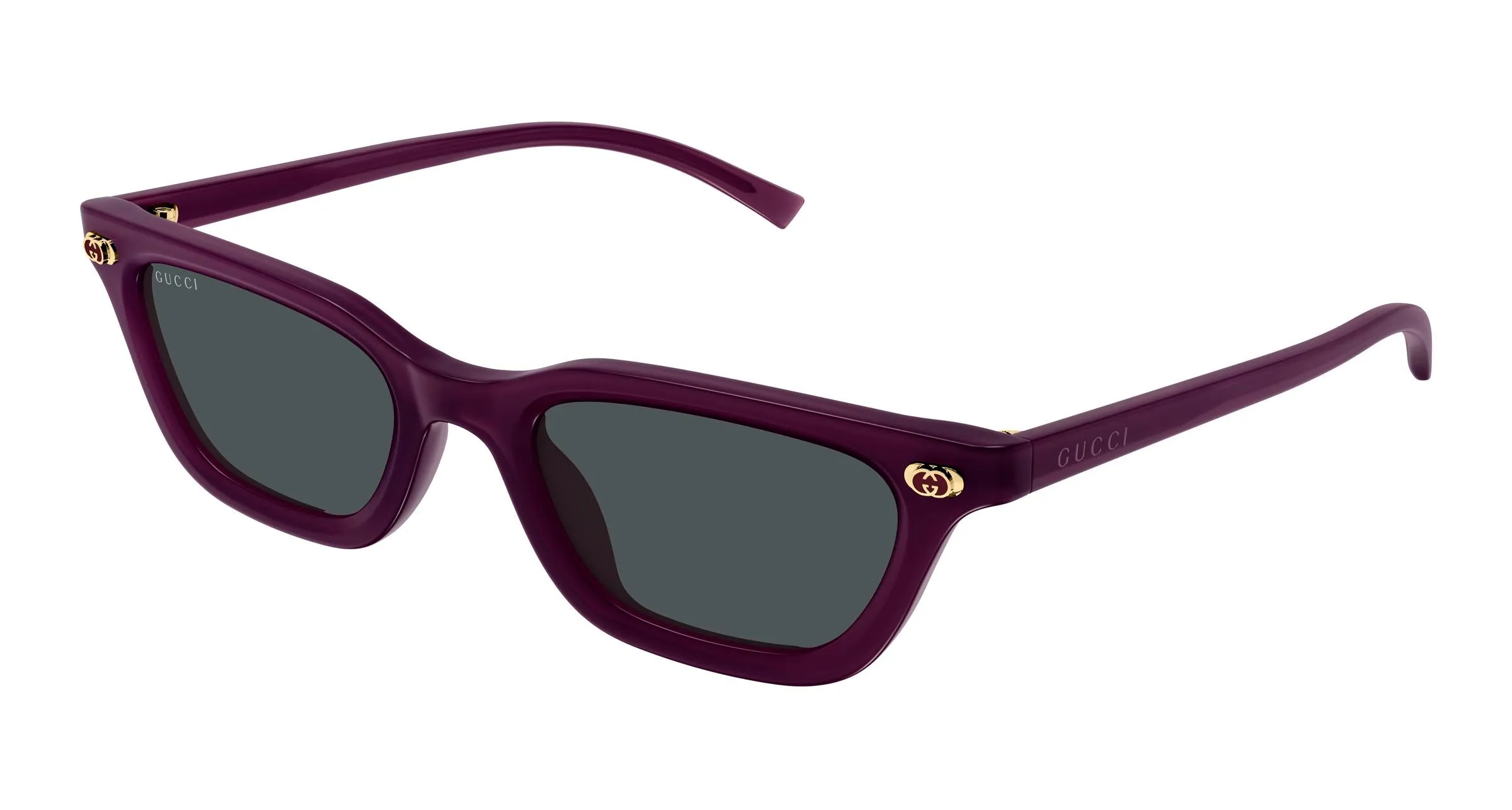 Gucci GG1944S 003 Occhiali da sole Acetato Viola Grigio Cat Eye - immagine 1