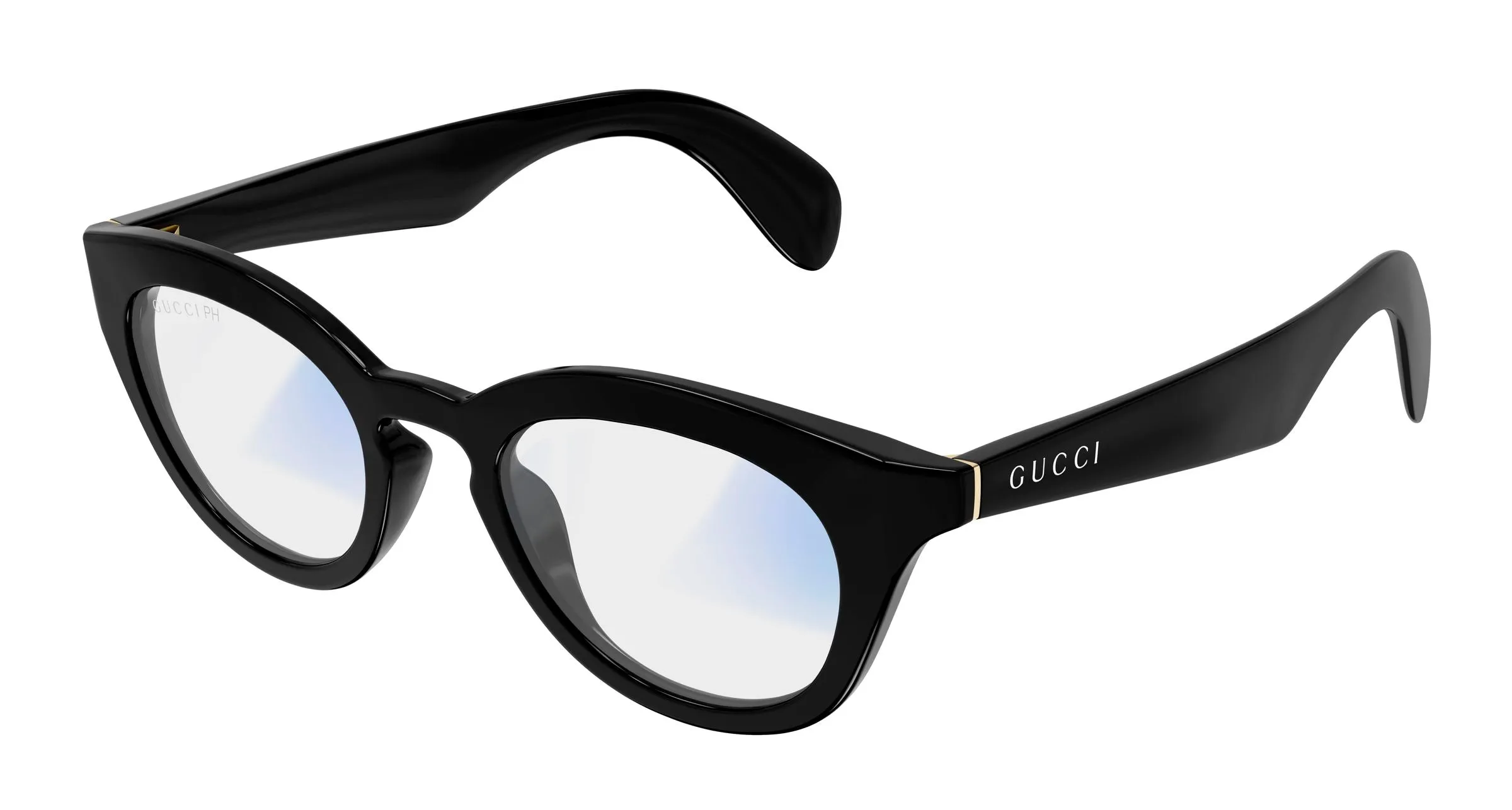 Gucci GG1934S 006 Occhiali da sole Iniettato Nero Trasparente Squadrata Fotocromatico - immagine 1