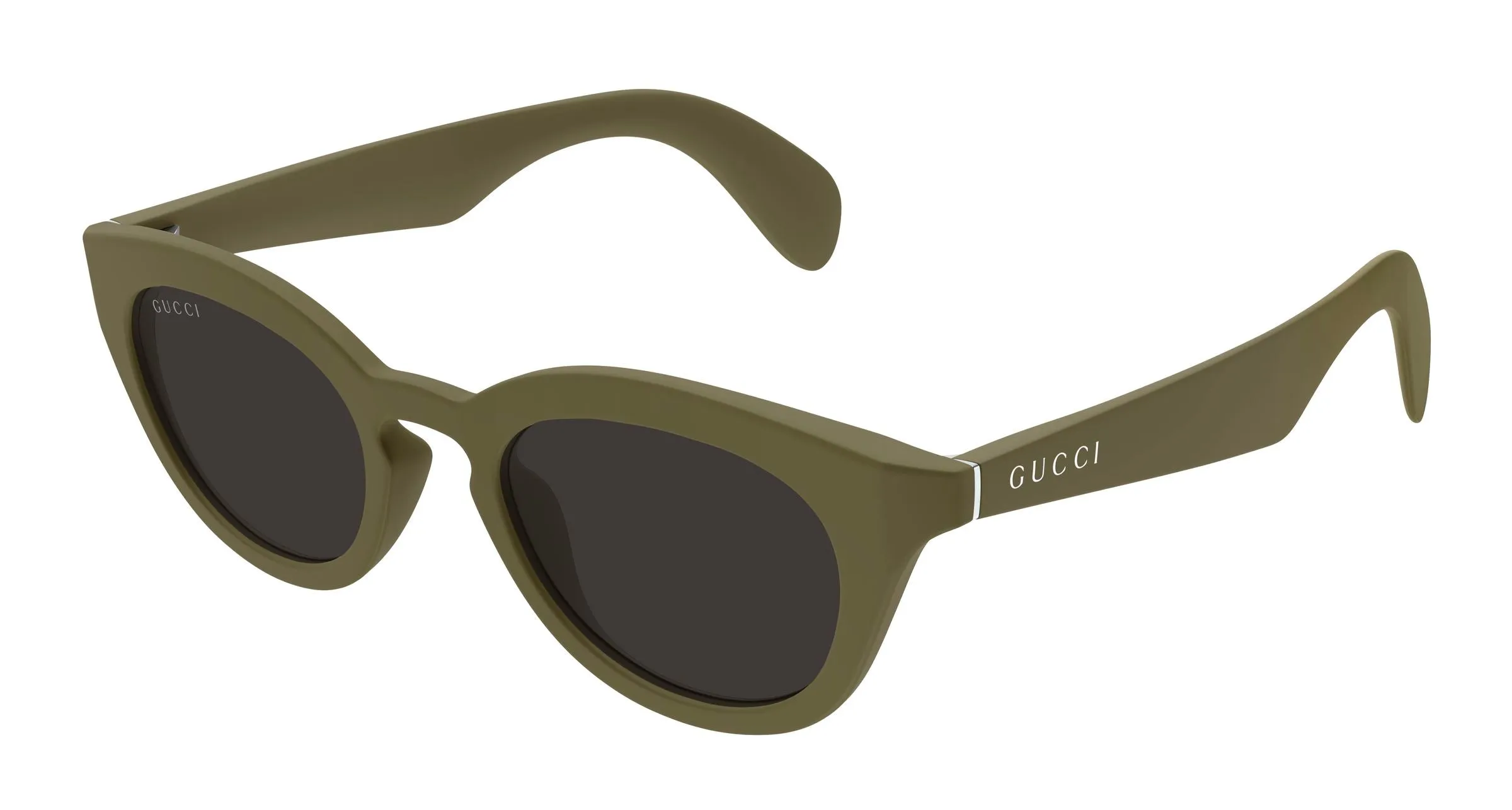 Gucci GG1934S 004 Occhiali da sole Iniettato Verde Grigio Squadrata - immagine 1