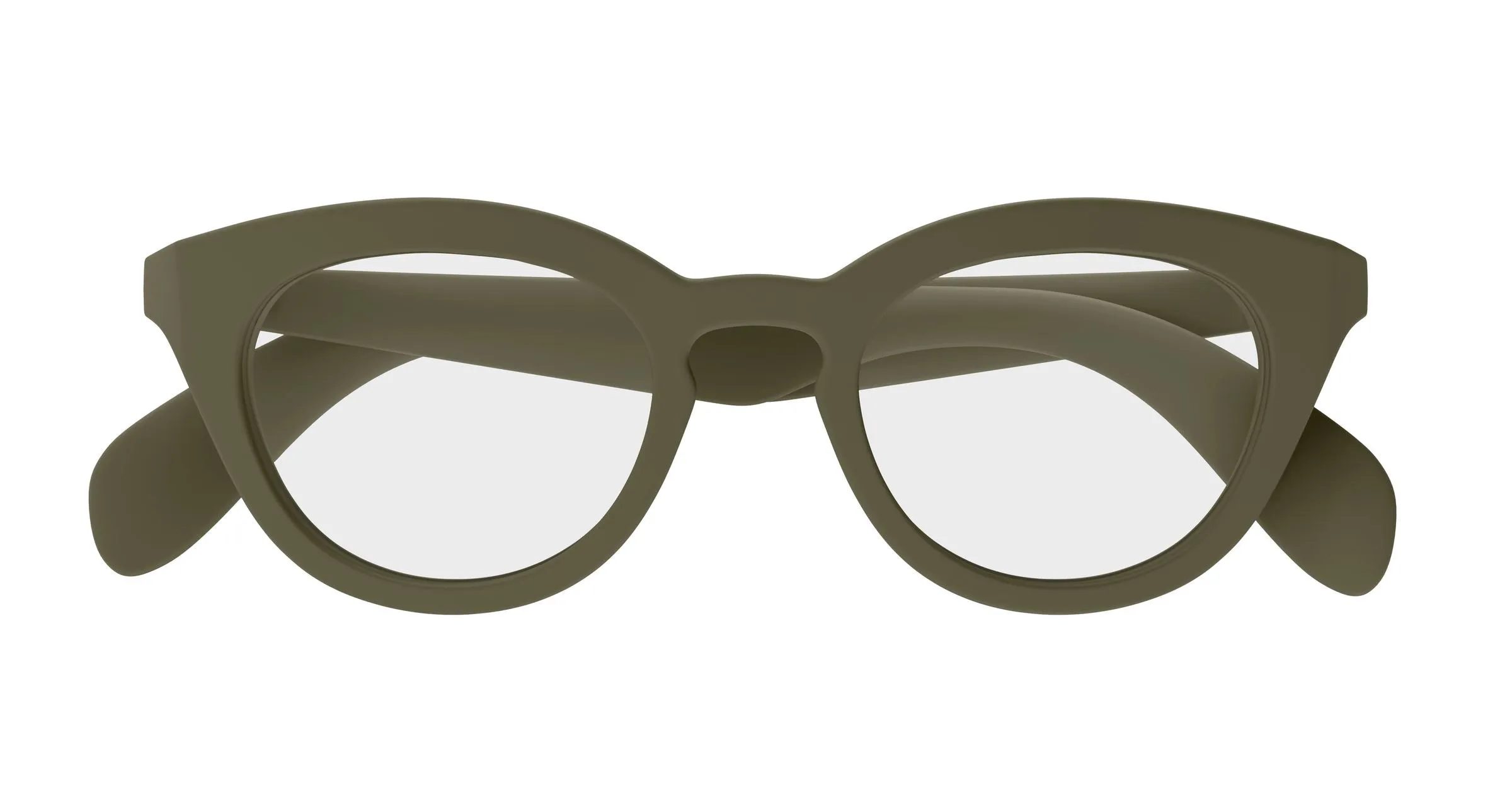 Gucci GG1934O 004 Montature da vista Iniettato Verde Trasparente Squadrata - immagine 2