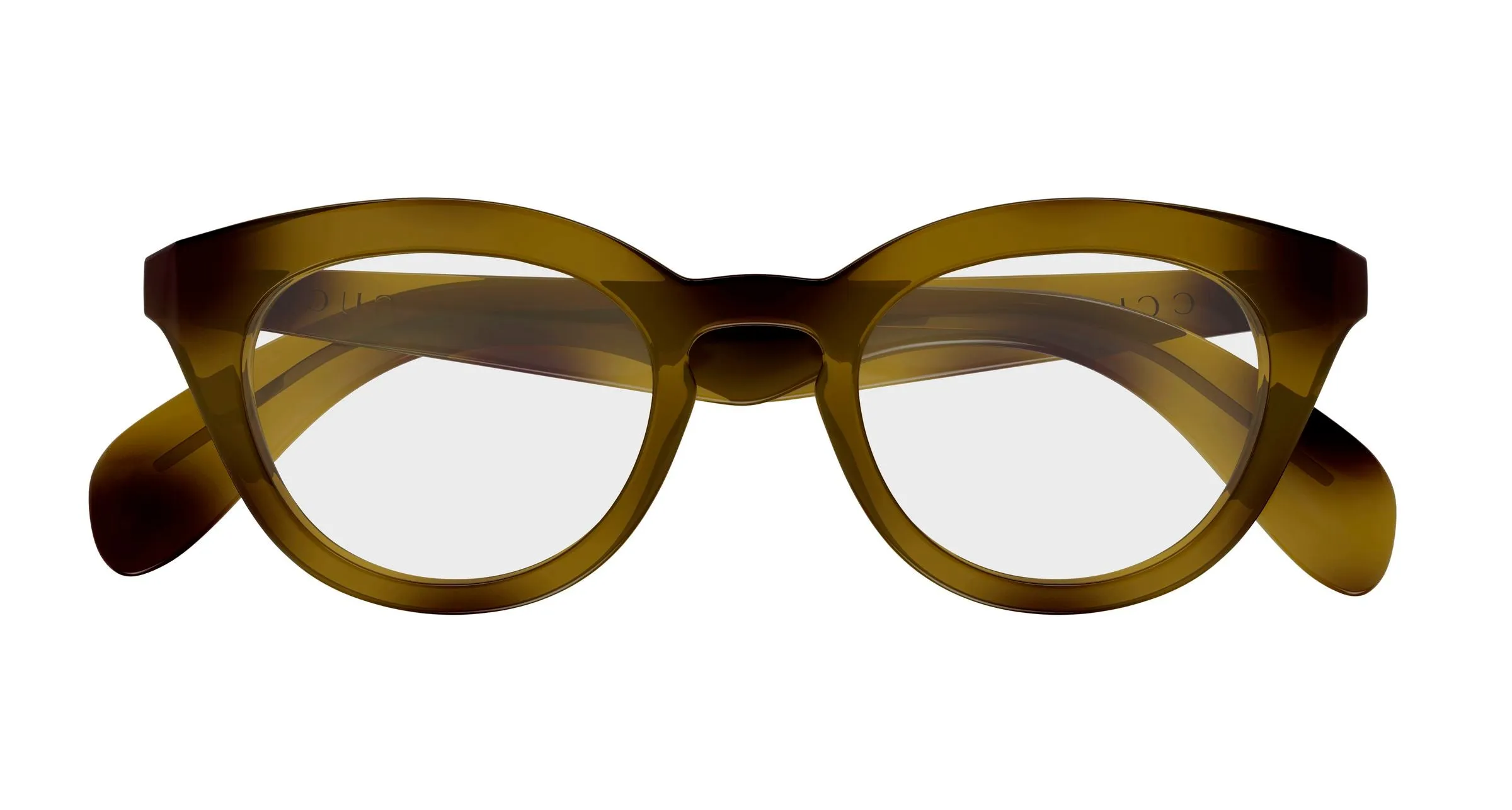 Gucci GG1934O 003 Montature da vista Iniettato Havana Trasparente Squadrata - immagine 2