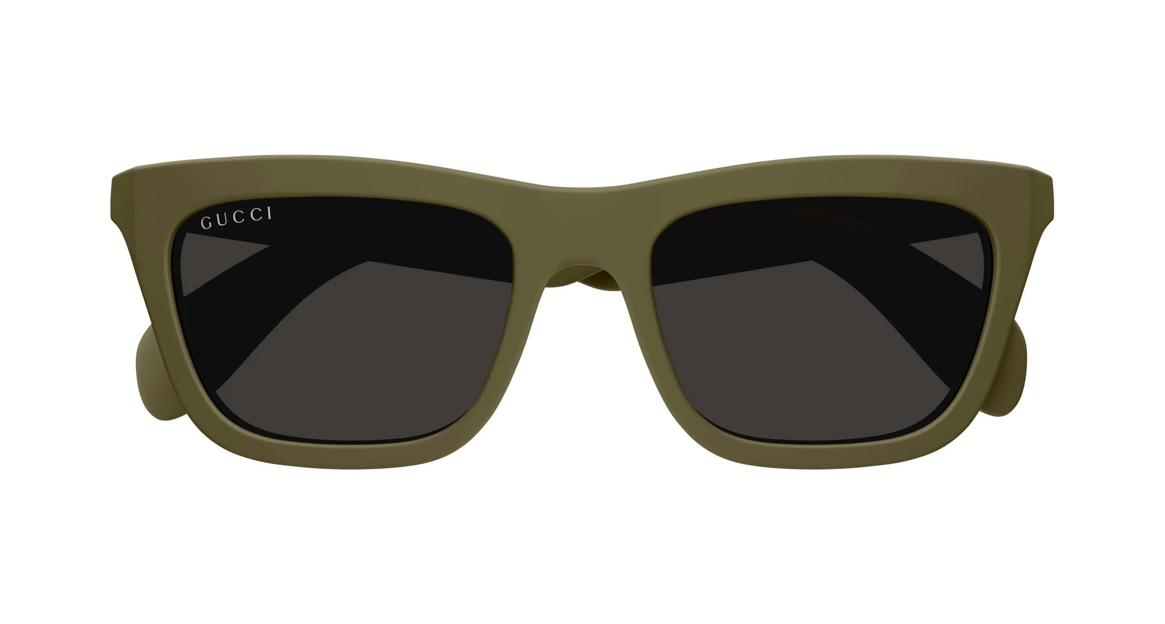 Gucci GG1933S 004 Occhiali da sole Iniettato Verde Grigio Squadrata - immagine 2