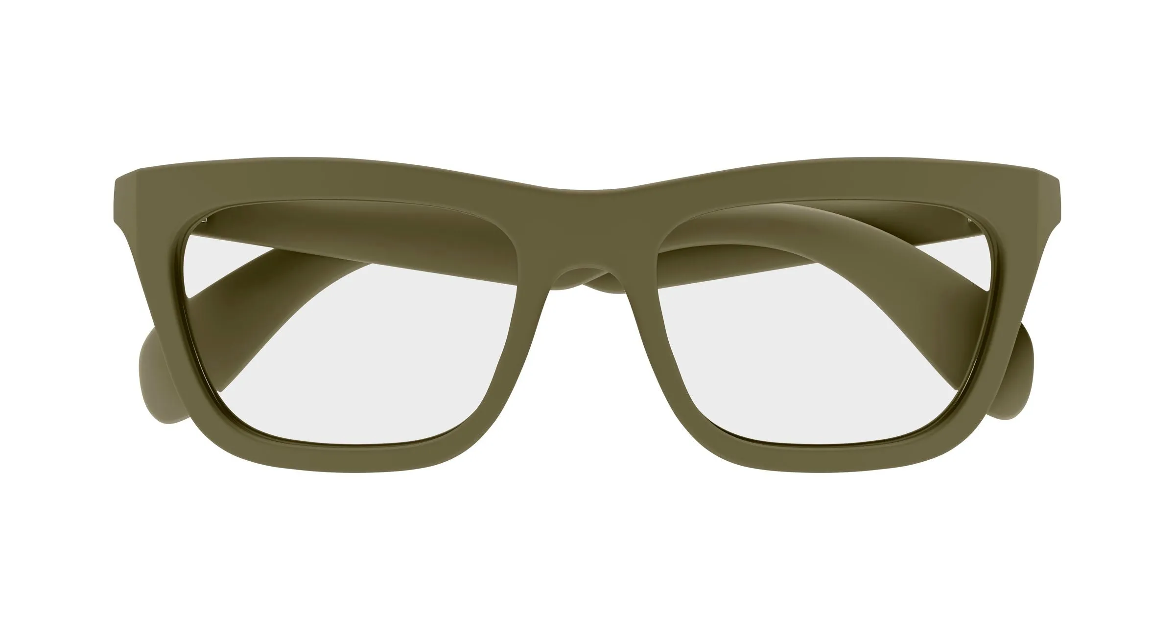 Gucci GG1933O 004 Montature da vista Iniettato Verde Trasparente Squadrata - immagine 2