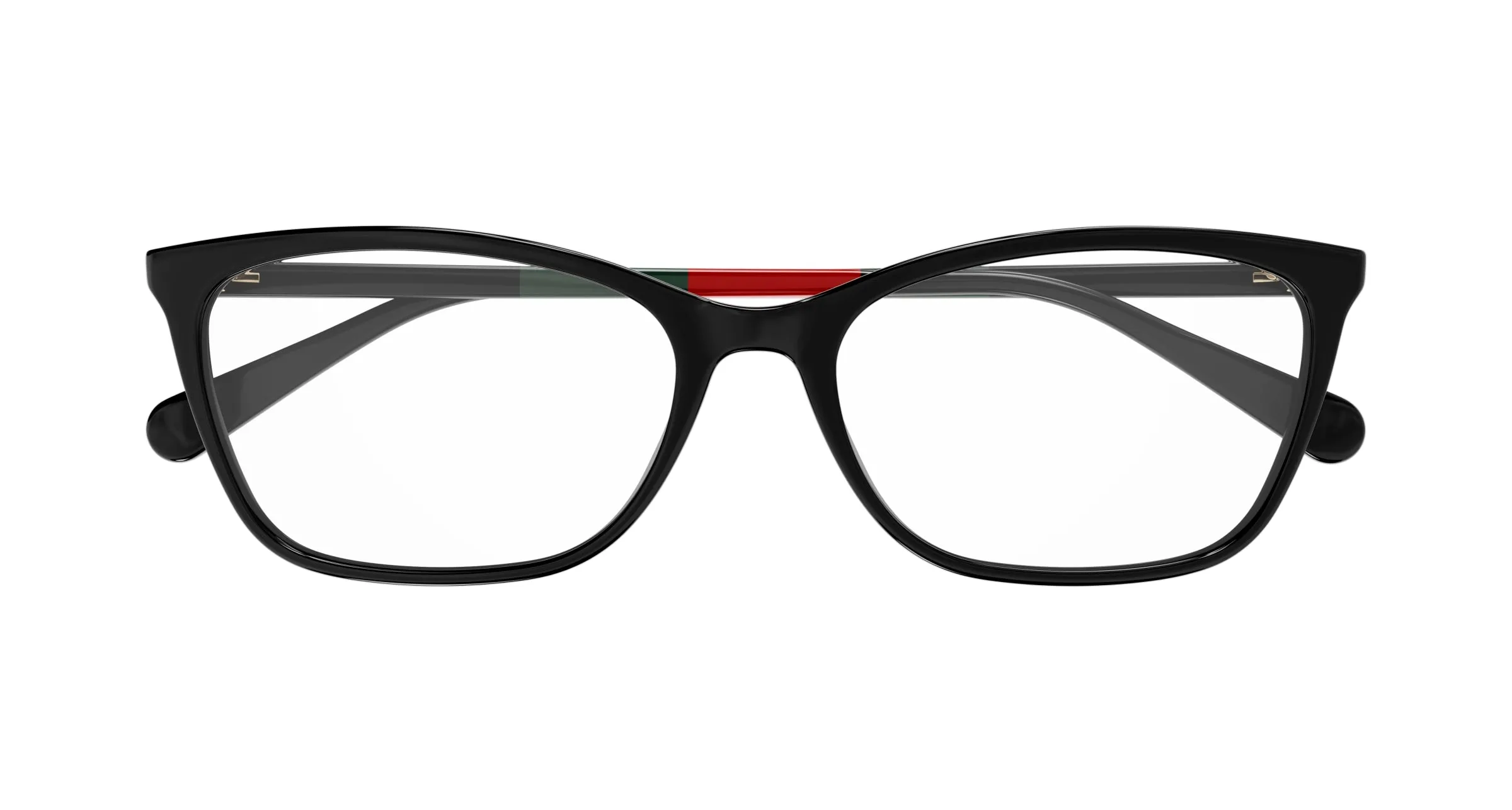 Gucci GG1930O 003 Montature da vista Acetato Nero Trasparente Squadrata - immagine 2