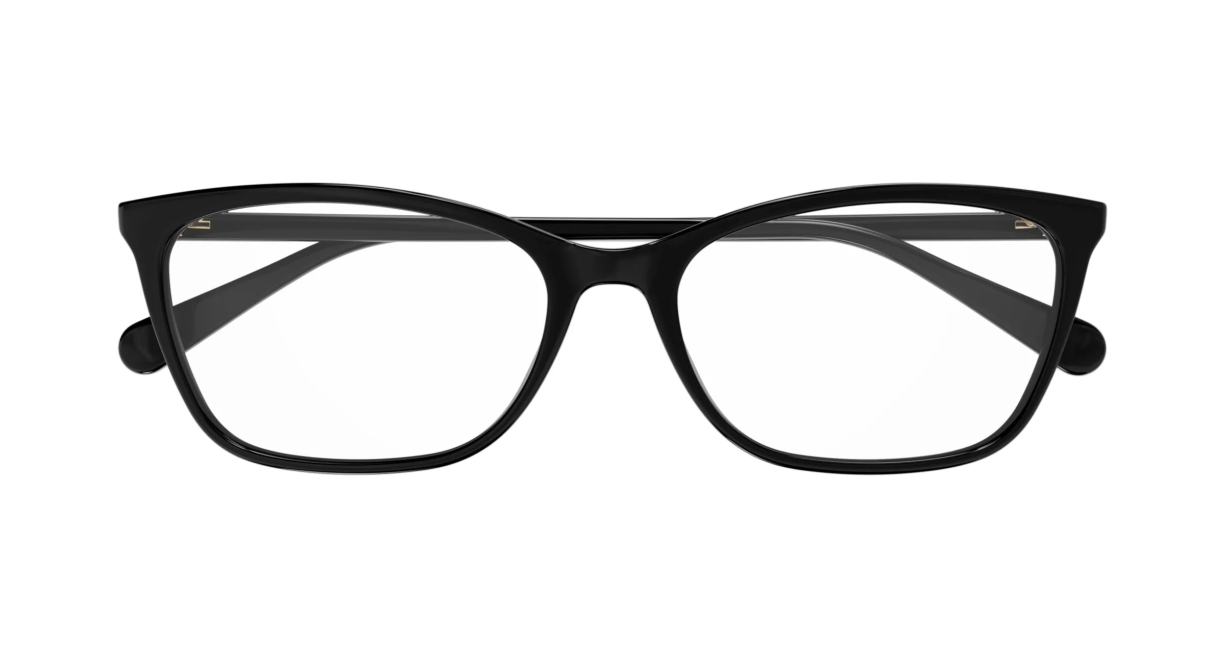 Gucci GG1930O 001 Montature da vista Acetato Nero Trasparente Squadrata - immagine 2