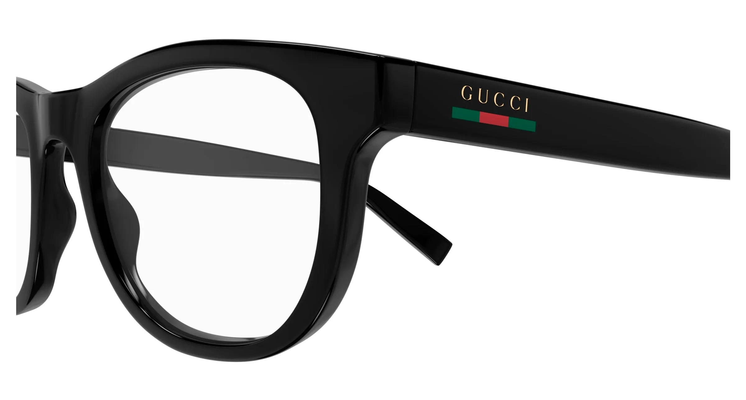 Gucci GG1929O 001 Montature da vista Iniettato Nero Trasparente Squadrata - immagine 3