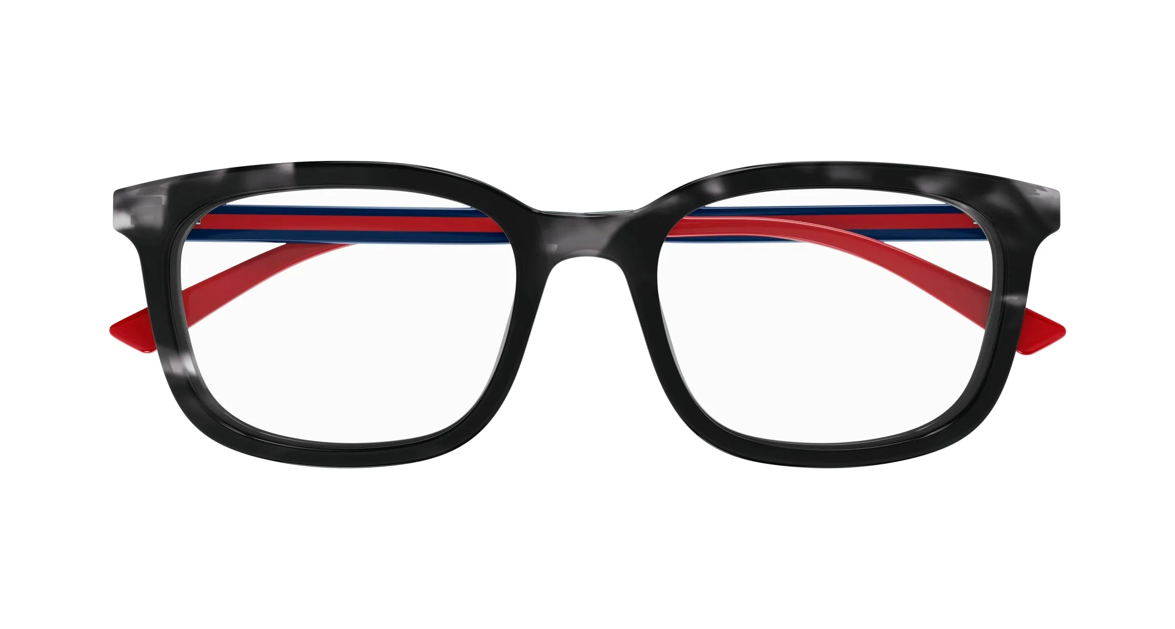 Gucci GG1928O 004 Montature da vista Acetato Havana Trasparente Squadrata - immagine 2