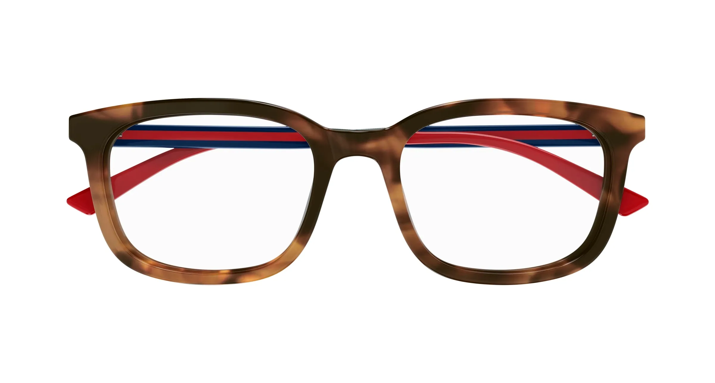 Gucci GG1928O 003 Montature da vista Acetato Havana Trasparente Squadrata - immagine 2