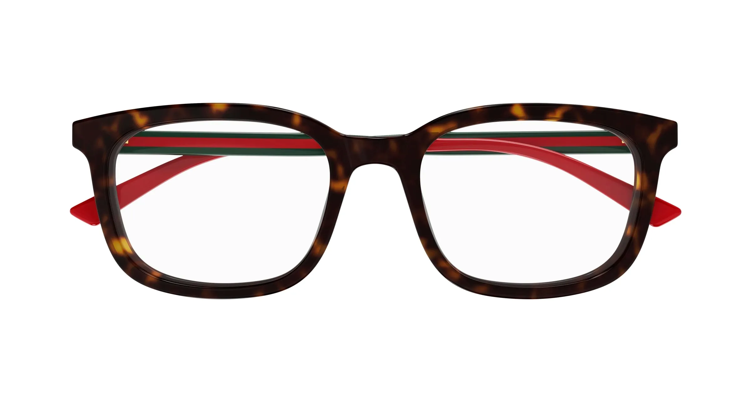 Gucci GG1928O 002 Montature da vista Acetato Havana Trasparente Squadrata - immagine 2