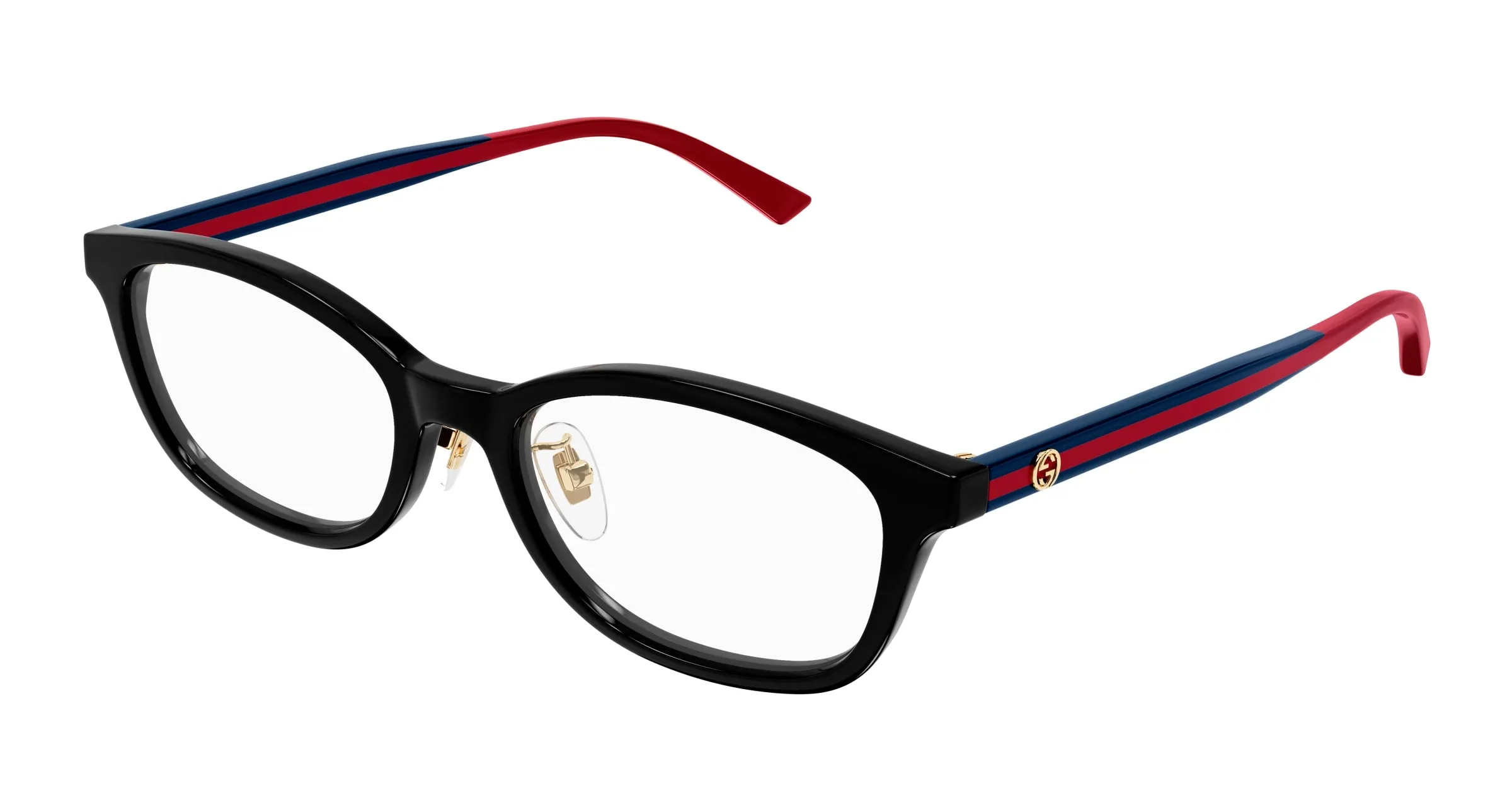 Gucci GG1903OJ 003 Montature da vista Acetato Nero Trasparente Squadrata - immagine 1