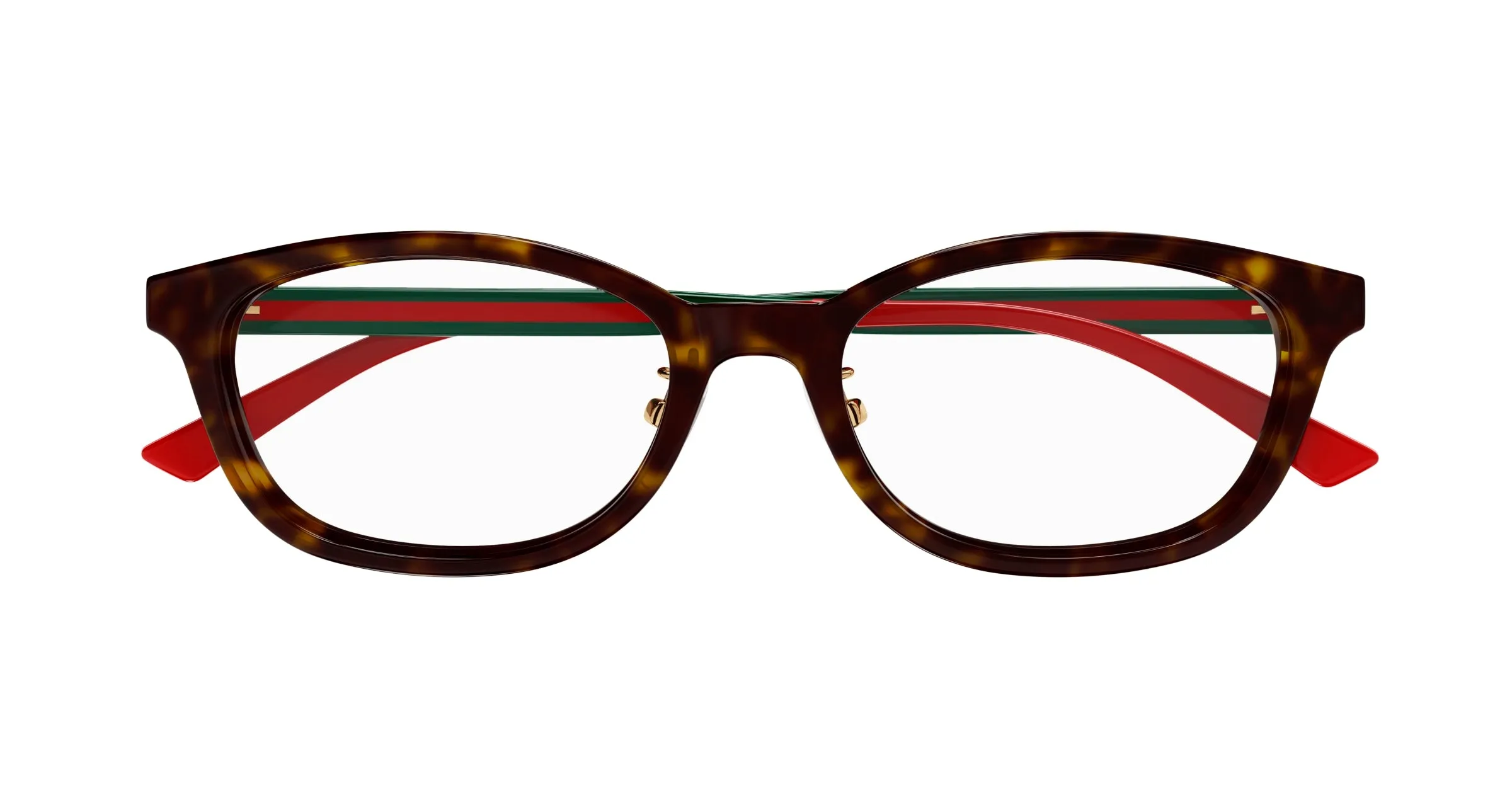 Gucci GG1903OJ 002 Montature da vista Acetato Havana Trasparente Squadrata - immagine 2