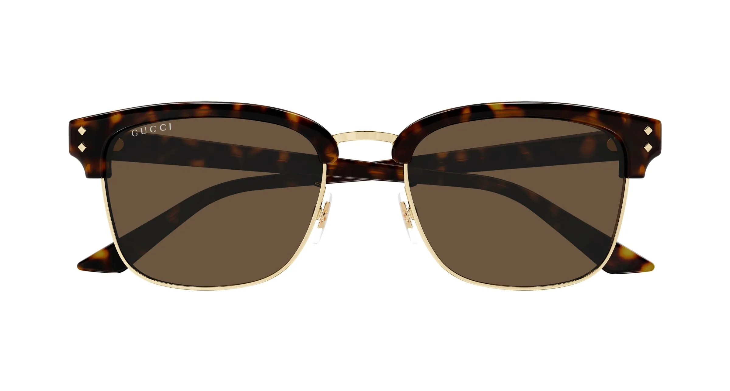 Gucci GG1897SK 002 Occhiali da sole Acetato Havana Marrone Squadrata - immagine 2