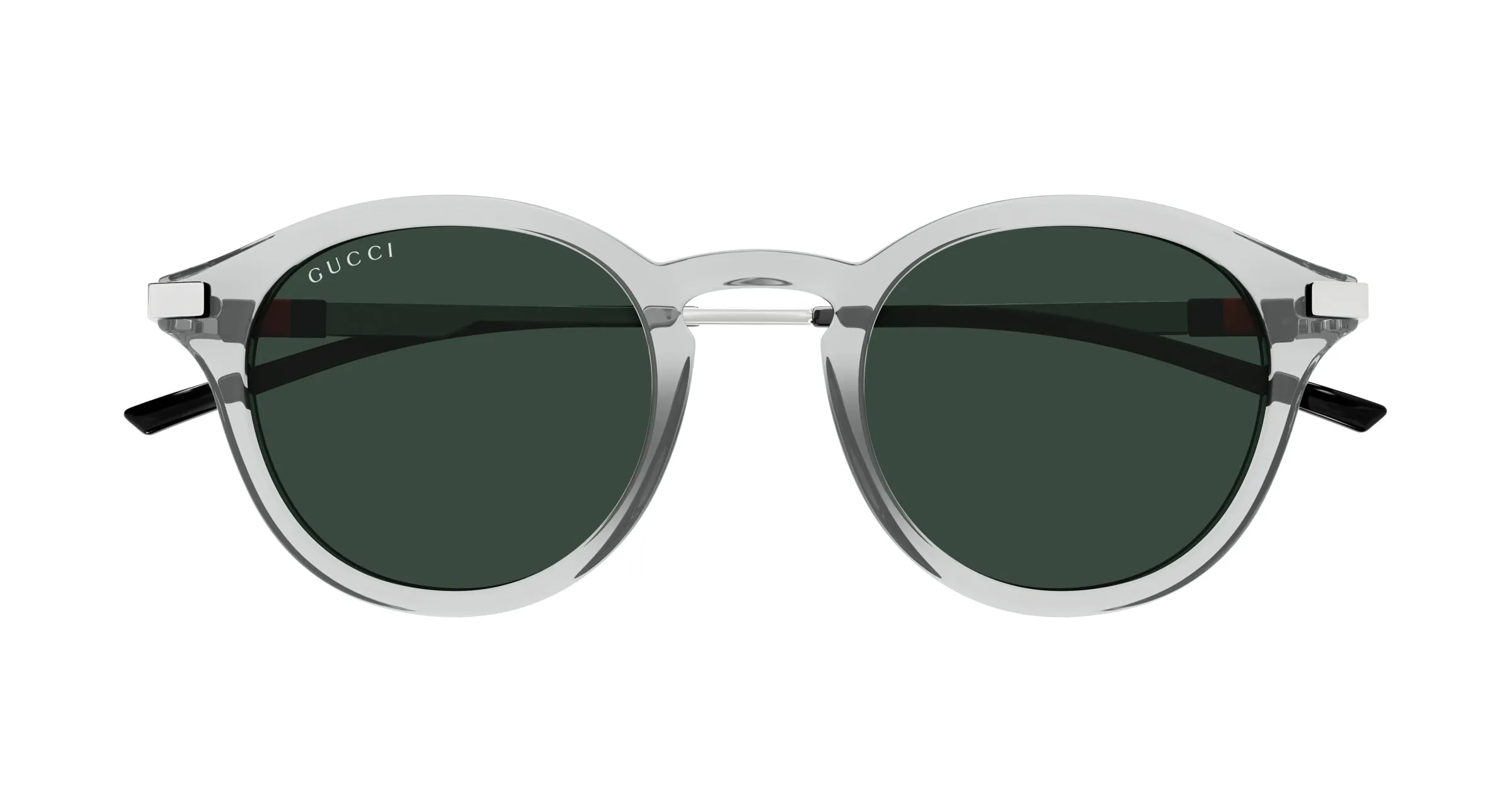 Gucci GG1890SA 003 Occhiali da sole Acetato Grigio Verde Rotonda - immagine 2