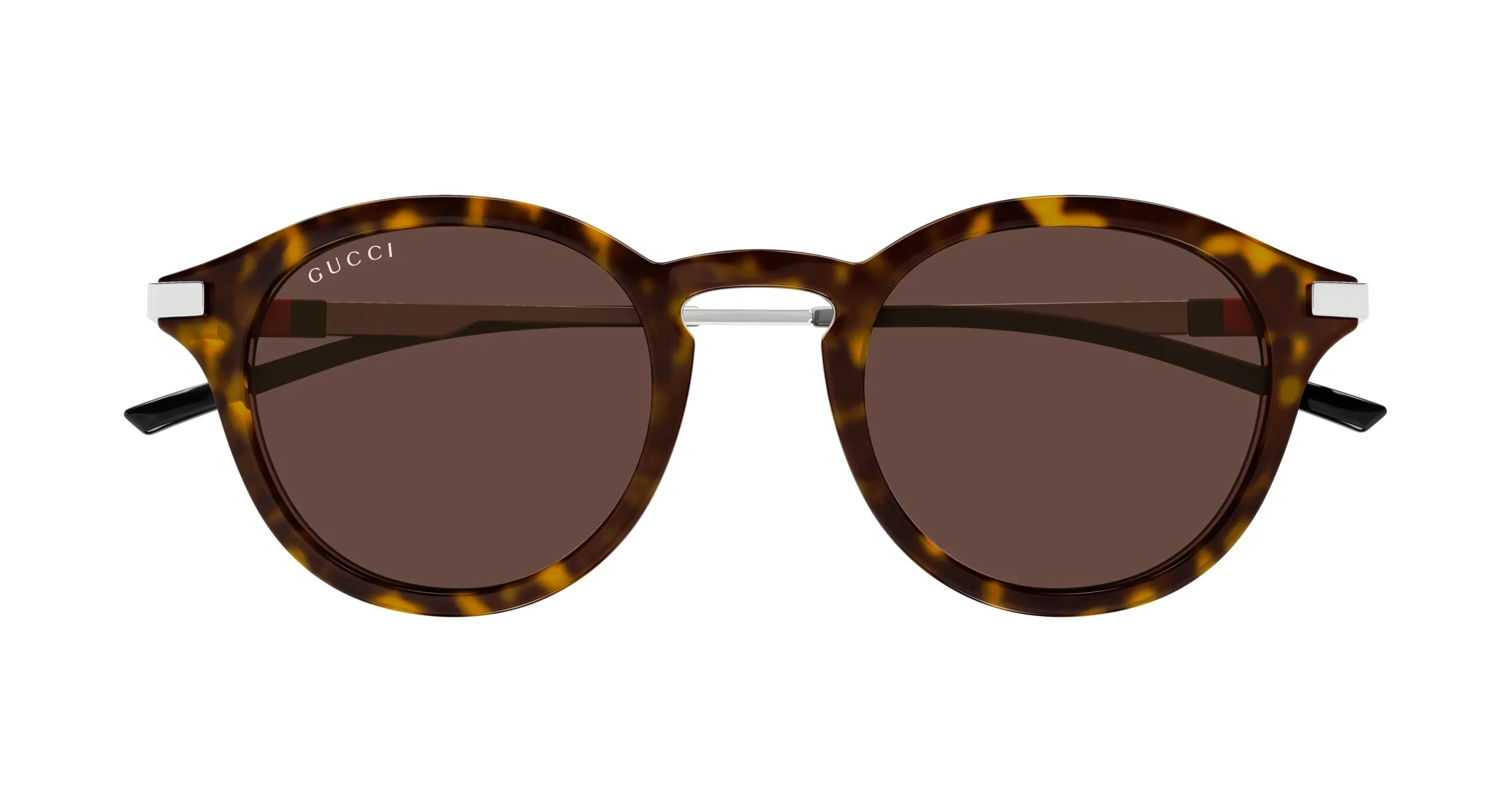 Gucci GG1890SA 002 Occhiali da sole Acetato Havana Marrone Rotonda - immagine 2