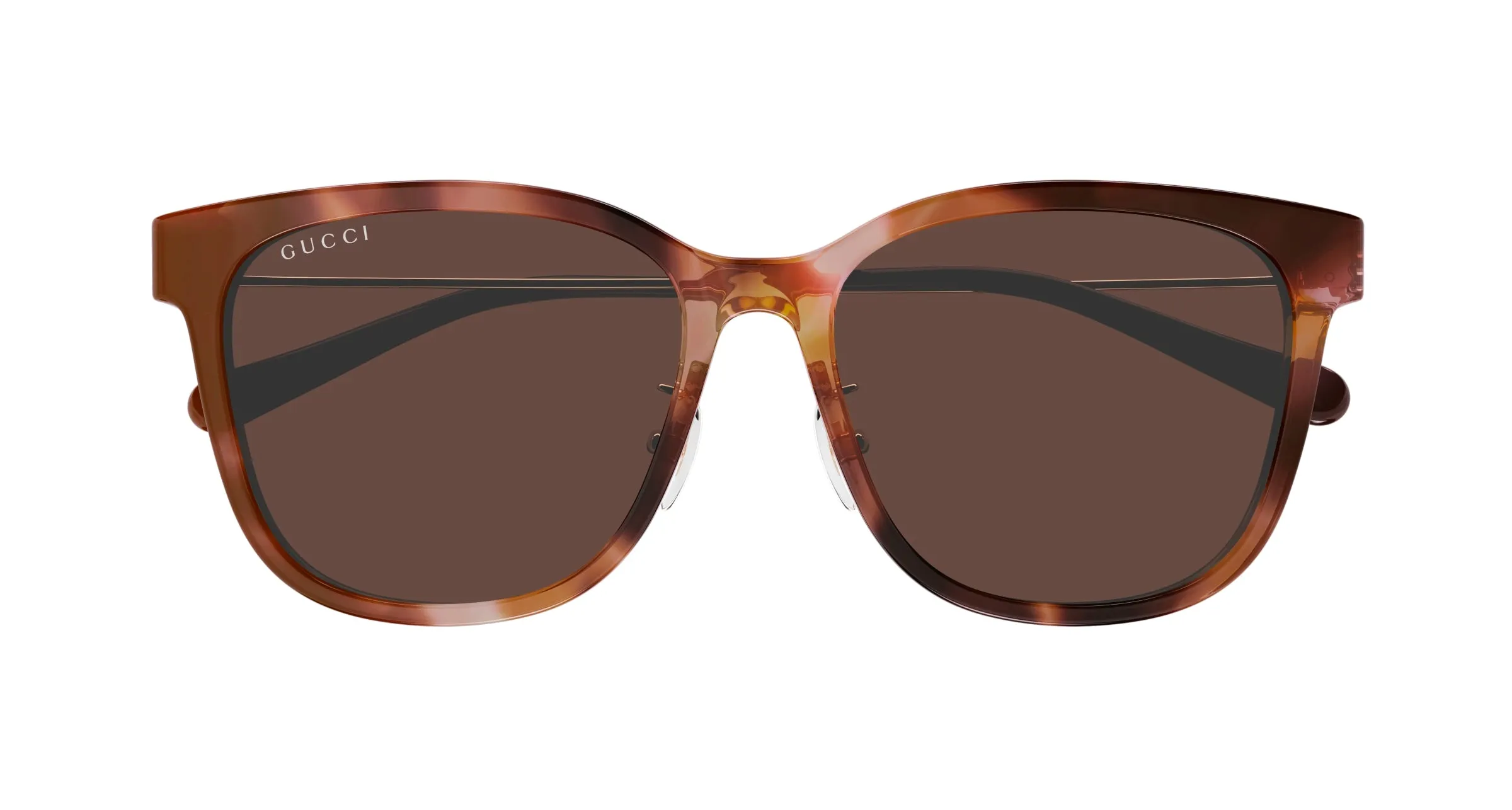Gucci GG1884SK 004 Occhiali da sole Acetato Havana Marrone Rotonda - immagine 2