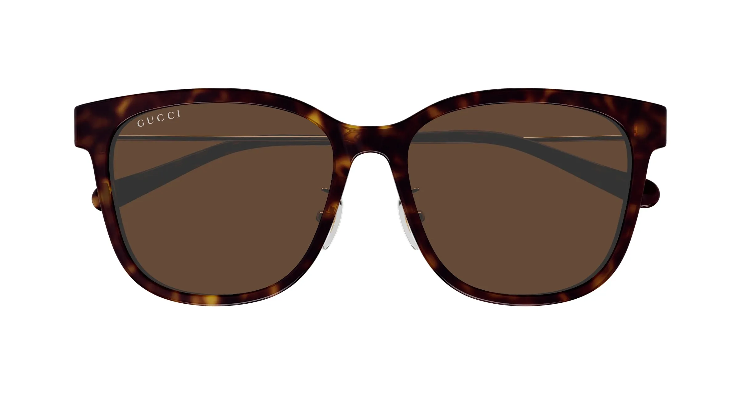 Gucci GG1884SK 002 Occhiali da sole Acetato Havana Marrone Rotonda - immagine 2