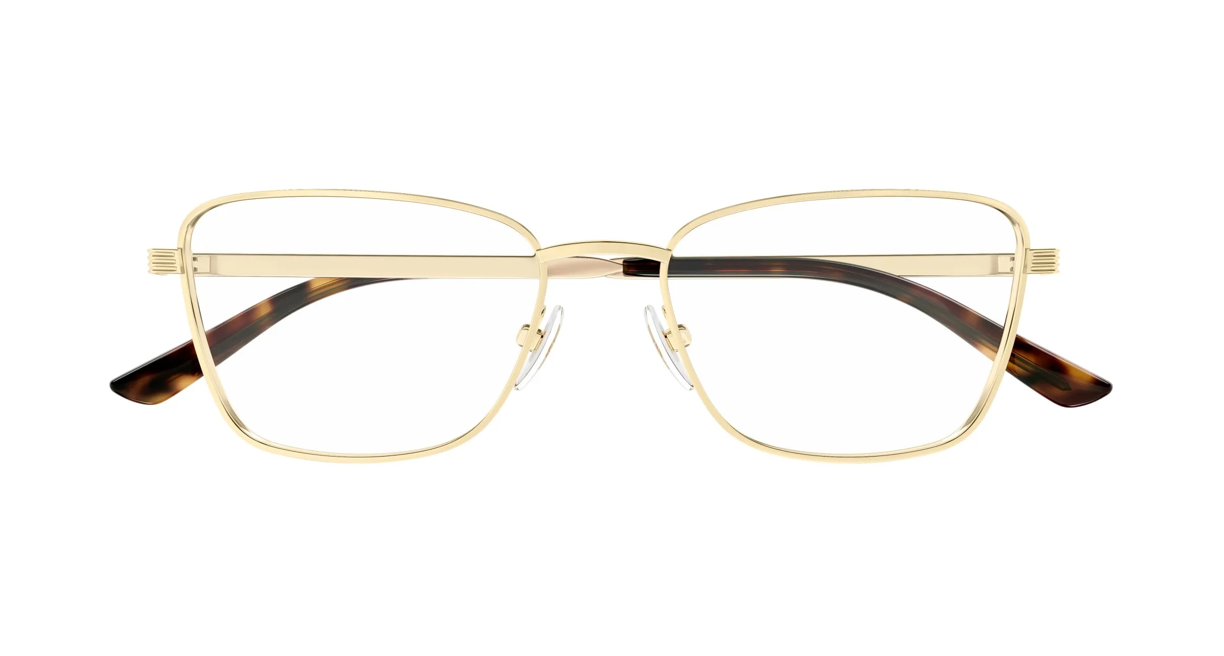 Gucci GG1880O 002 Montature da vista Metallo Oro Trasparente Cat Eye - immagine 2