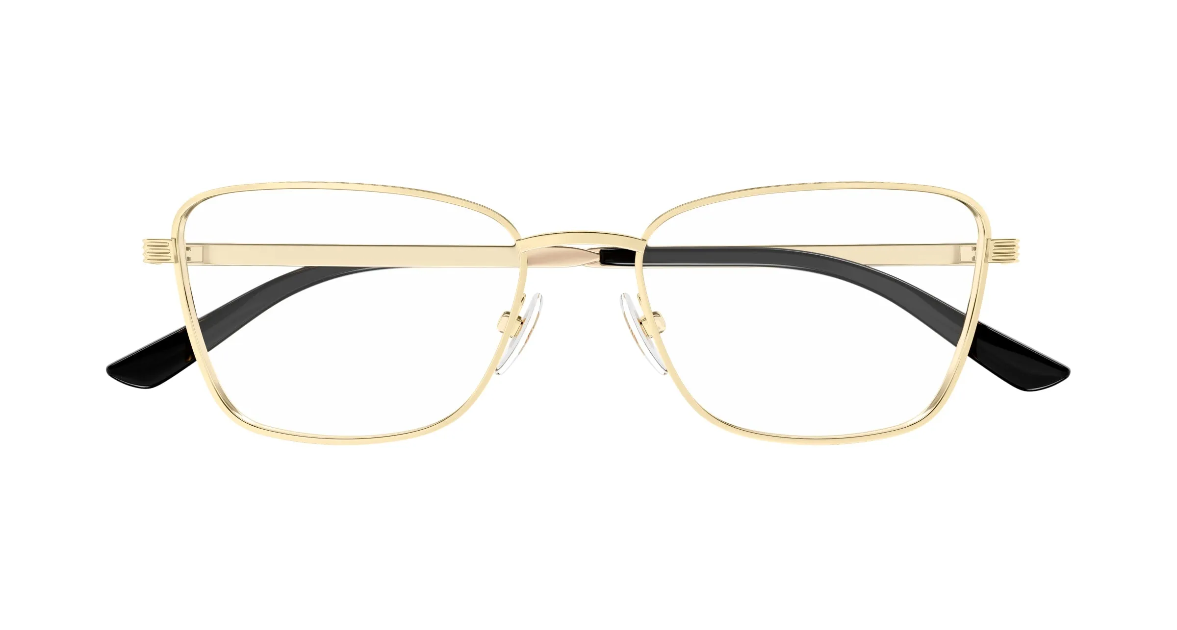 Gucci GG1880O 001 Montature da vista Metallo Oro Trasparente Cat Eye - immagine 2