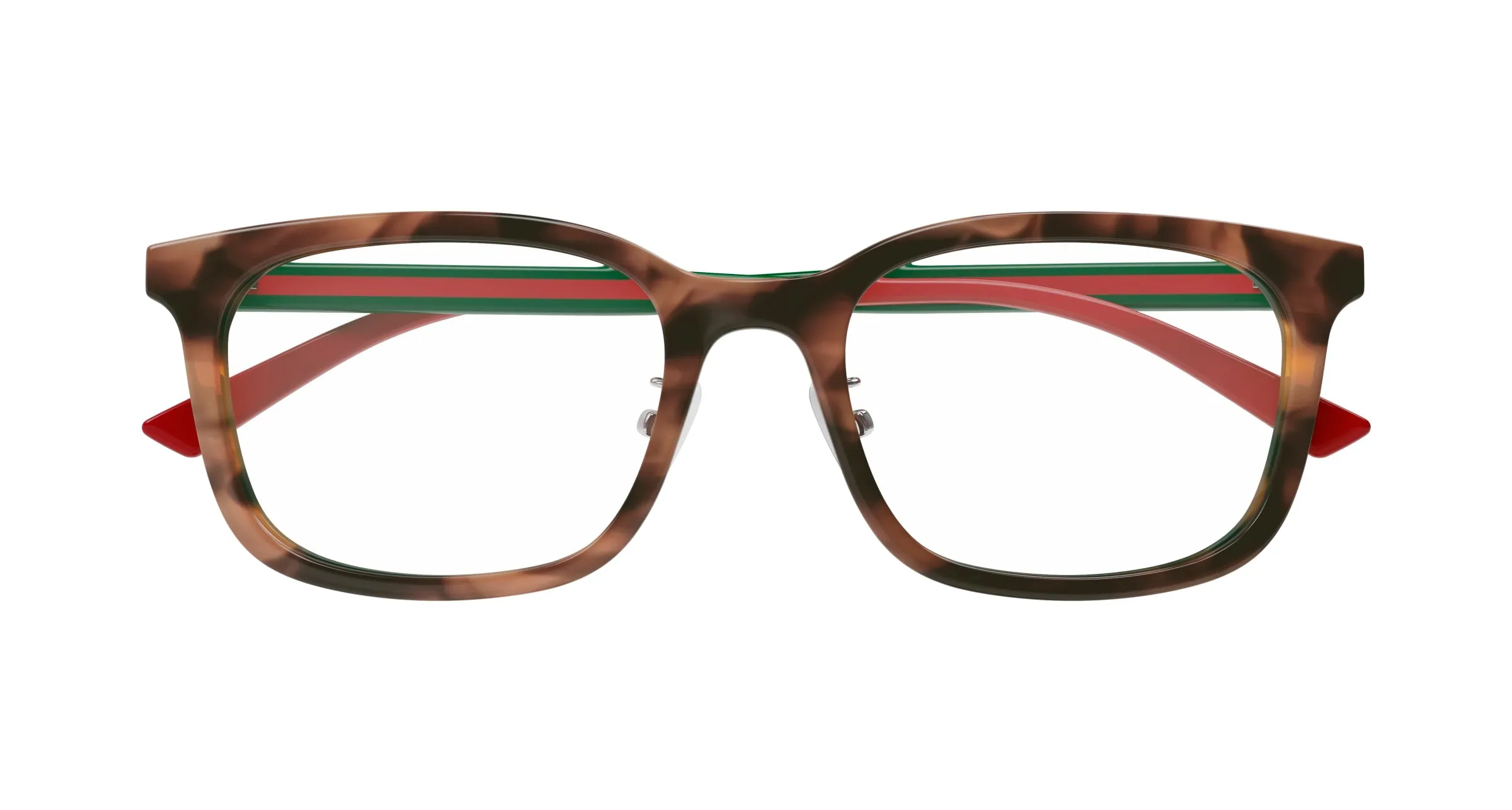 Gucci GG1873OK 003 Montature da vista Acetato Havana Trasparente Squadrata - immagine 2