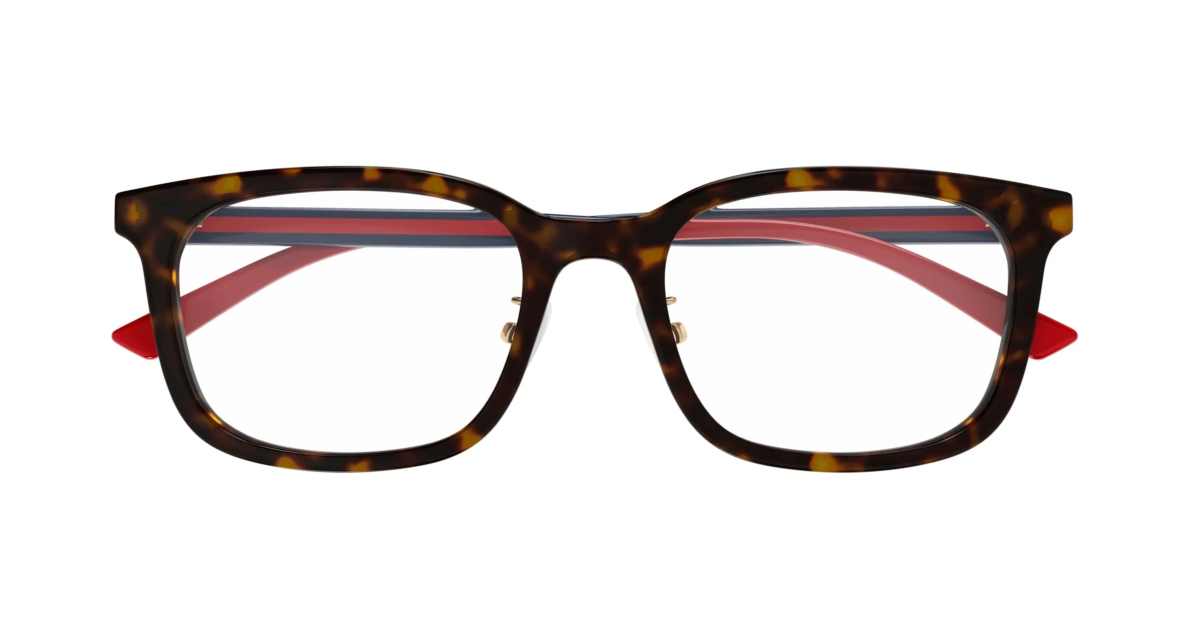 Gucci GG1873OK 002 Montature da vista Acetato Havana Trasparente Squadrata - immagine 2