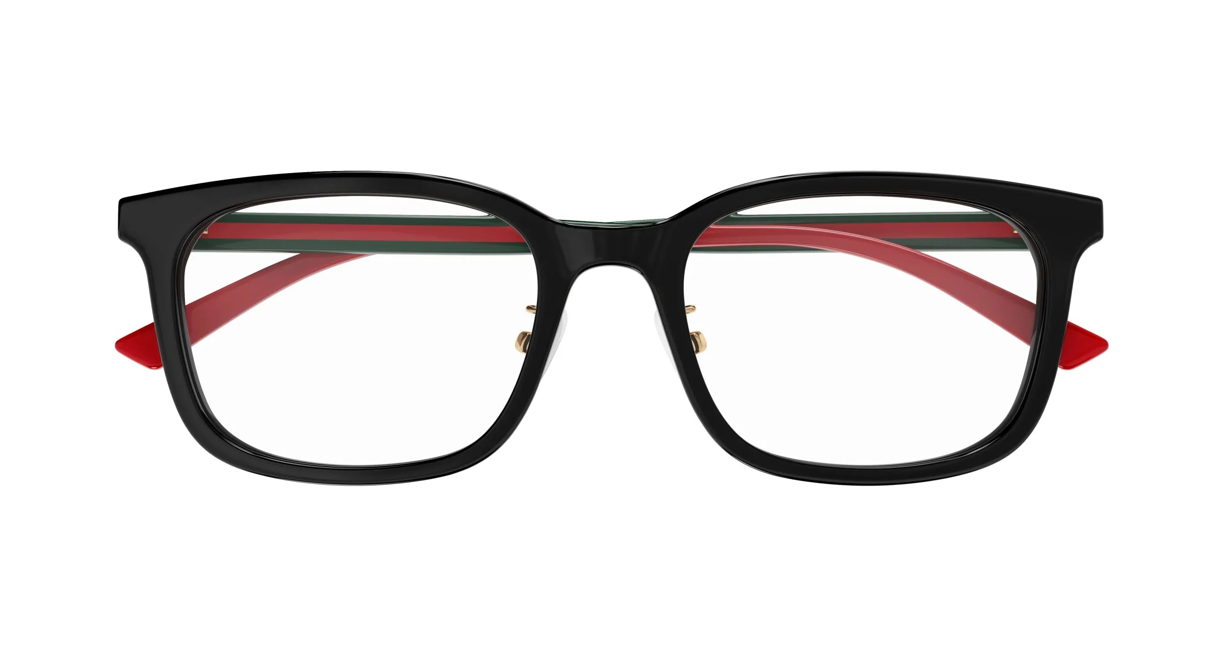 Gucci GG1873OK 001 Montature da vista Acetato Nero Trasparente Squadrata - immagine 2