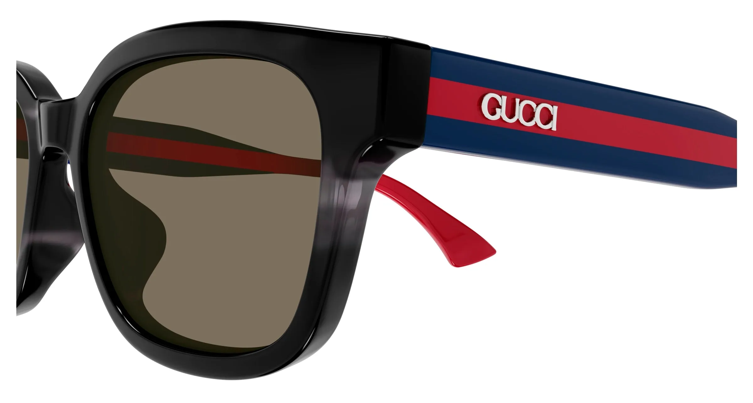 Gucci GG1872SK 004 Occhiali da sole Acetato Havana Marrone Squadrata - immagine 3