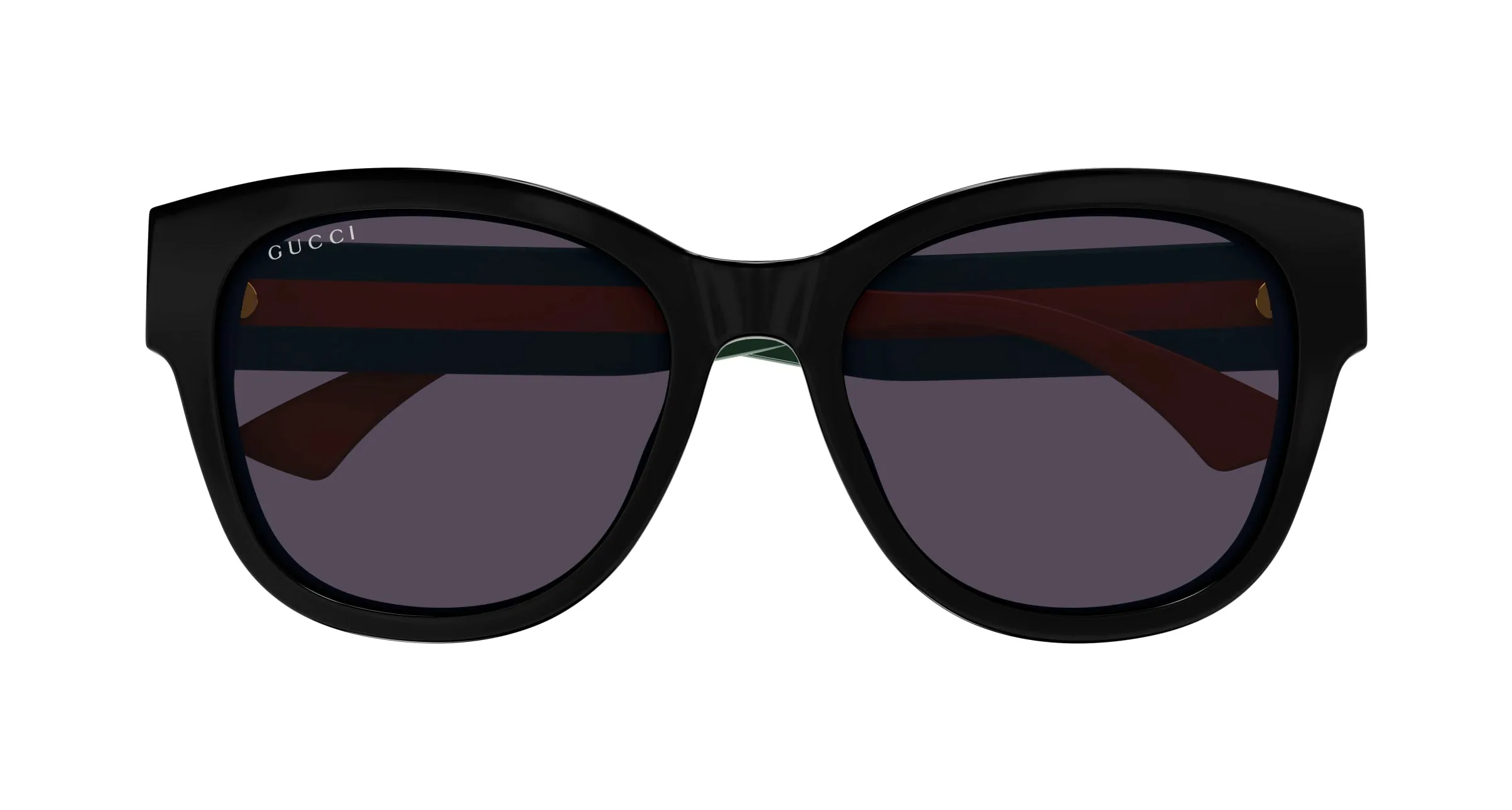 Gucci GG1866SK 004 Occhiali da sole Acetato Nero Viola Farfalla - immagine 2