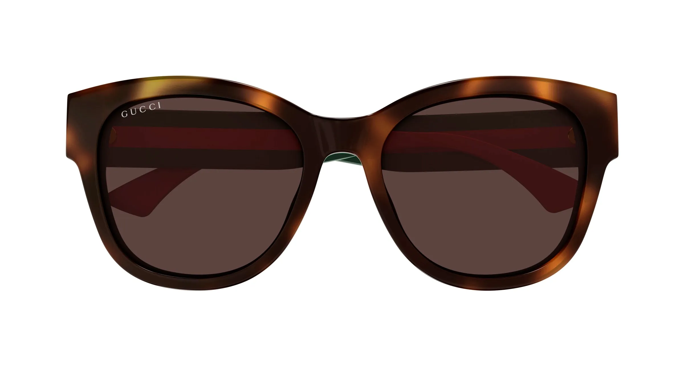 Gucci GG1866SK 002 Occhiali da sole Acetato Havana Marrone Farfalla - immagine 2