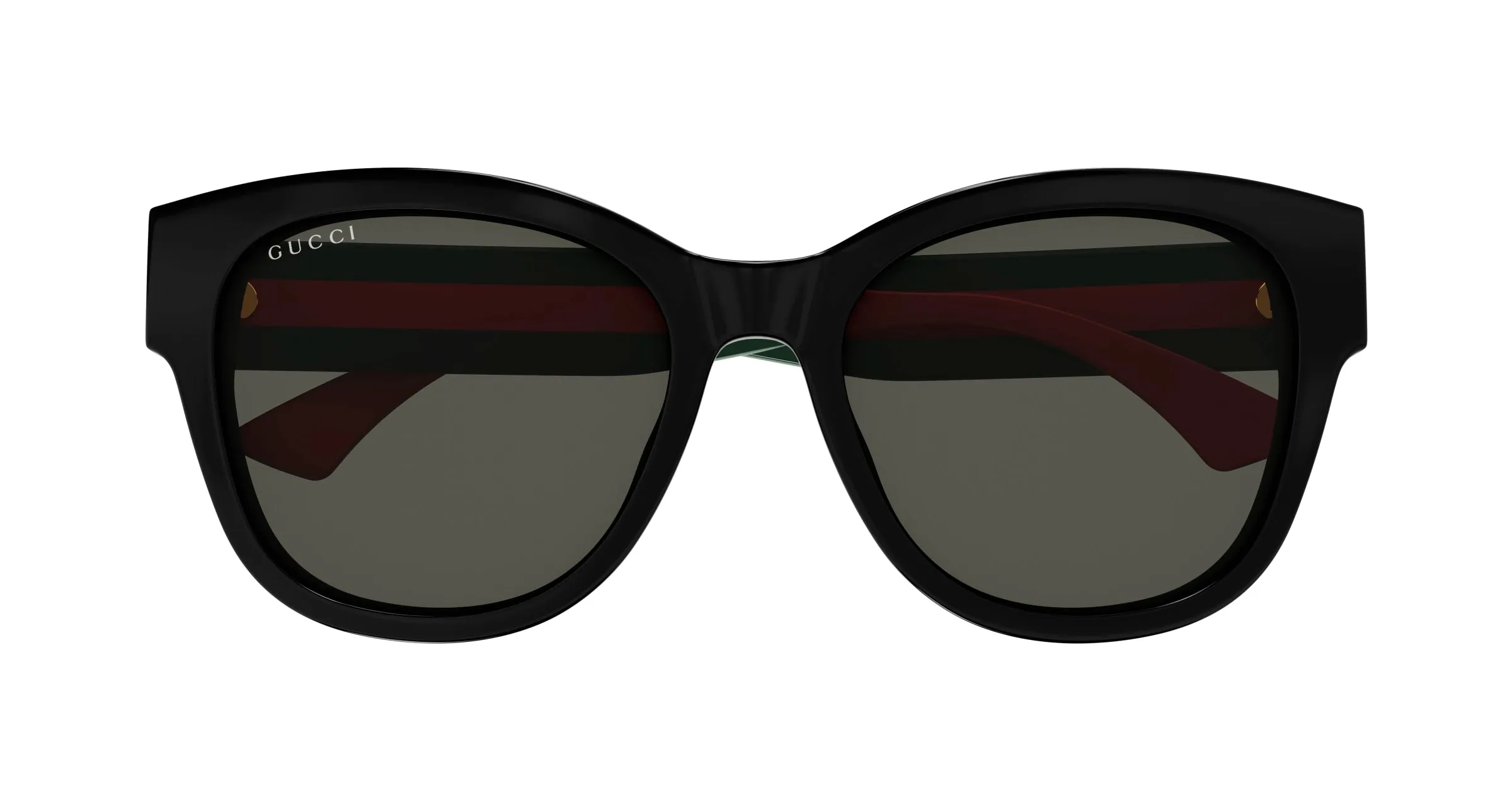 Gucci GG1866SK 001 Occhiali da sole Acetato Nero Grigio Farfalla - immagine 2