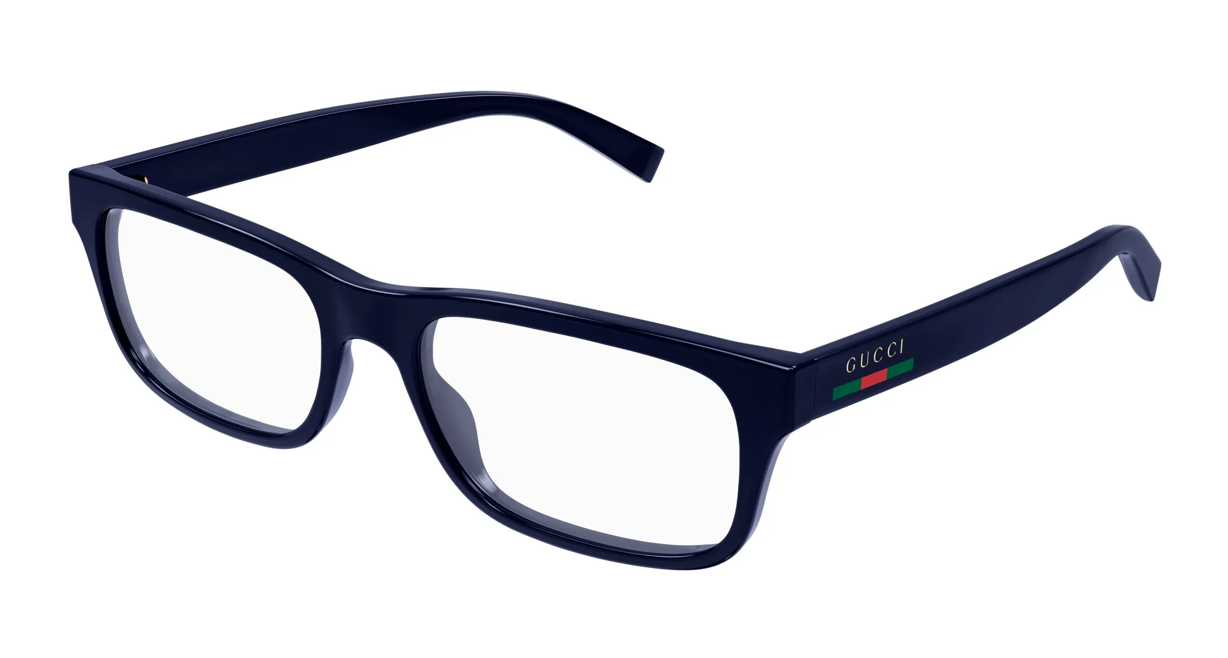 Gucci GG1858O 003 Montature da vista Iniettato Blu Trasparente Squadrata - immagine 1