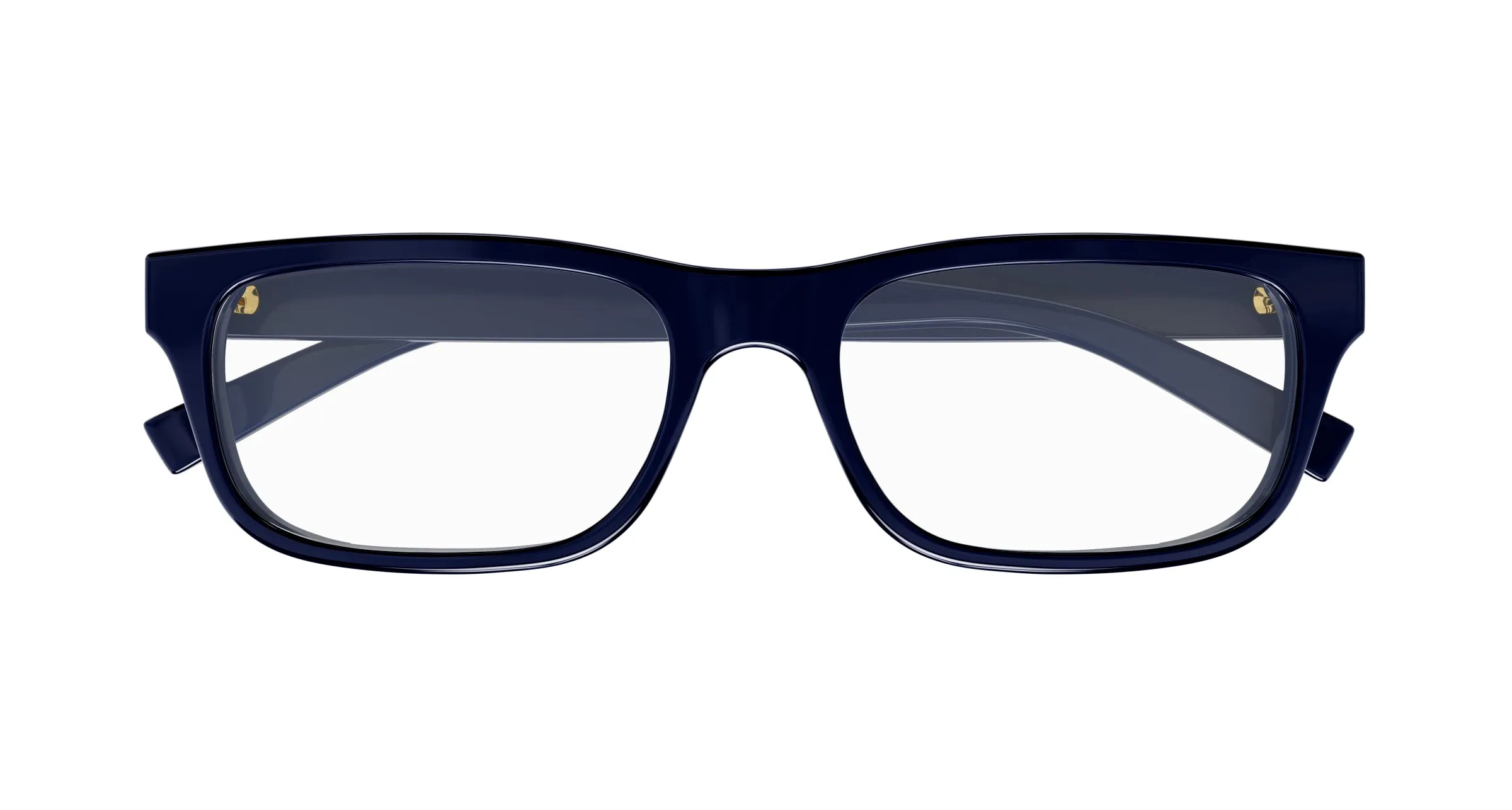 Gucci GG1858O 003 Montature da vista Iniettato Blu Trasparente Squadrata - immagine 2