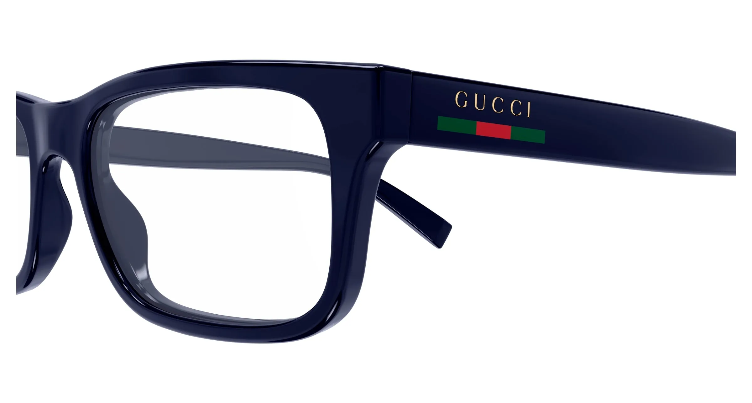 Gucci GG1858O 003 Montature da vista Iniettato Blu Trasparente Squadrata - immagine 3