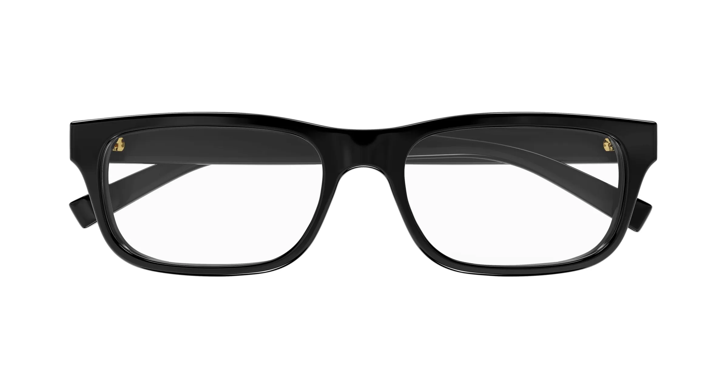 Gucci GG1858O 001 Montature da vista Iniettato Nero Trasparente Squadrata - immagine 2