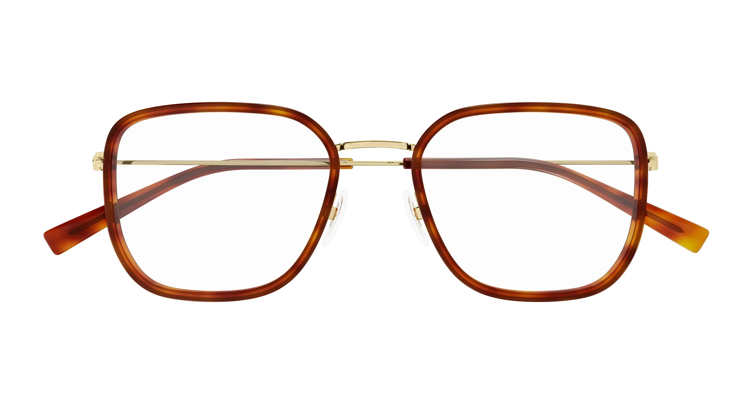Gucci GG1852OA 002 Montature da vista Iniettato Havana Trasparente Squadrata - immagine 2