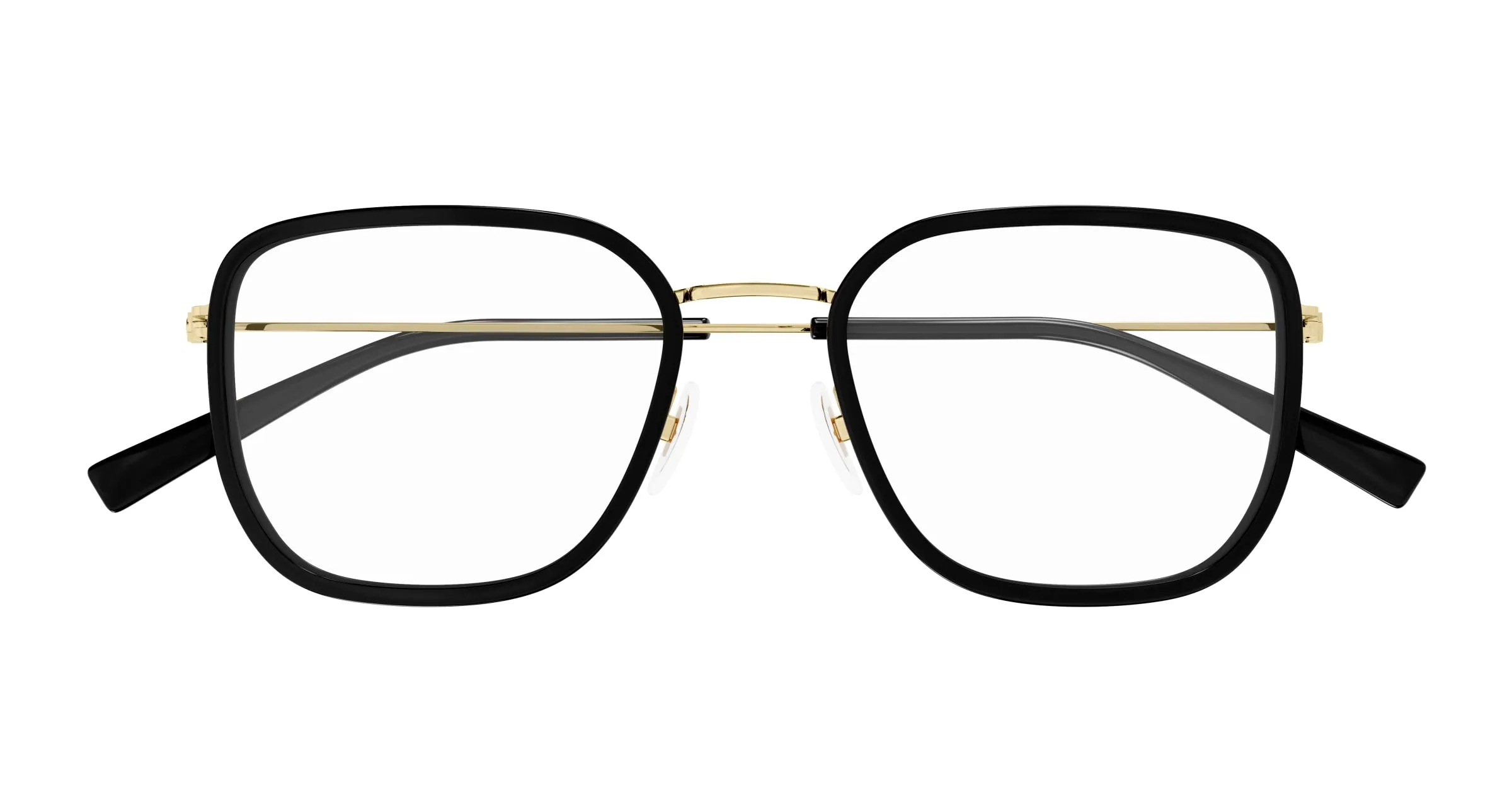 Gucci GG1852OA 001 Montature da vista Iniettato Nero Trasparente Squadrata - immagine 2