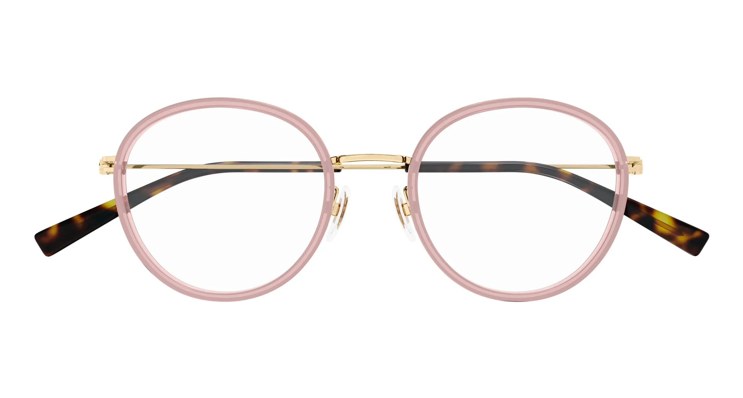 Gucci GG1851OA 008 Montature da vista Iniettato Rosa Trasparente Rotonda - immagine 2