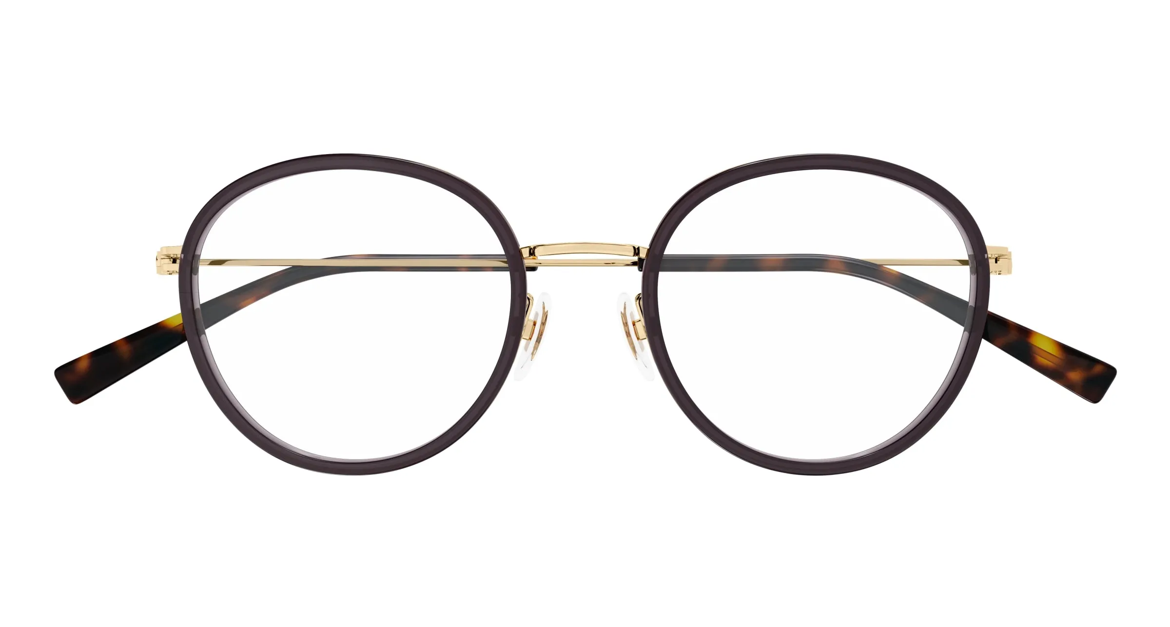 Gucci GG1851OA 007 Montature da vista Iniettato Marrone Trasparente Rotonda - immagine 2