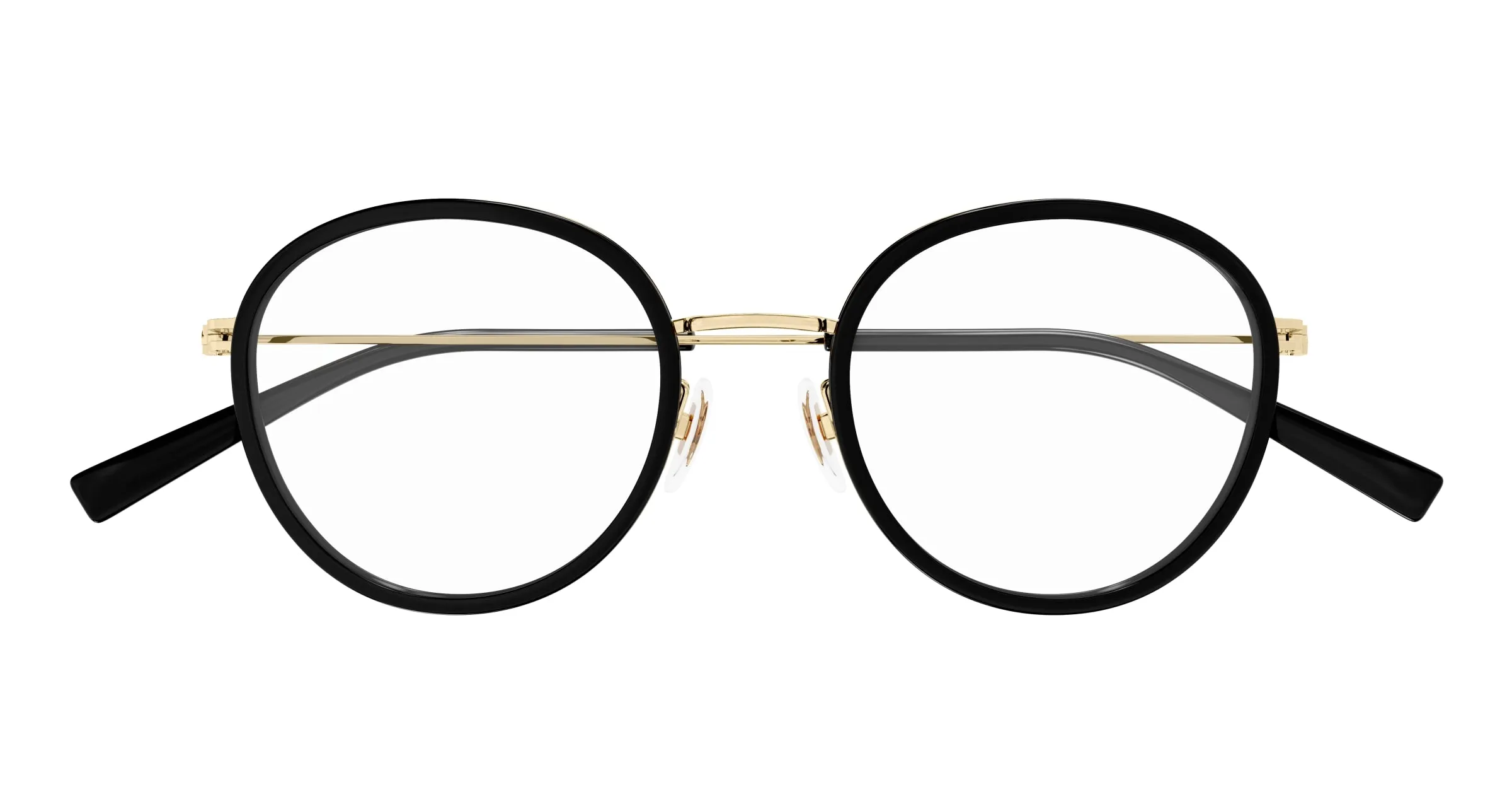 Gucci GG1851OA 001 Montature da vista Iniettato Nero Trasparente Rotonda - immagine 2