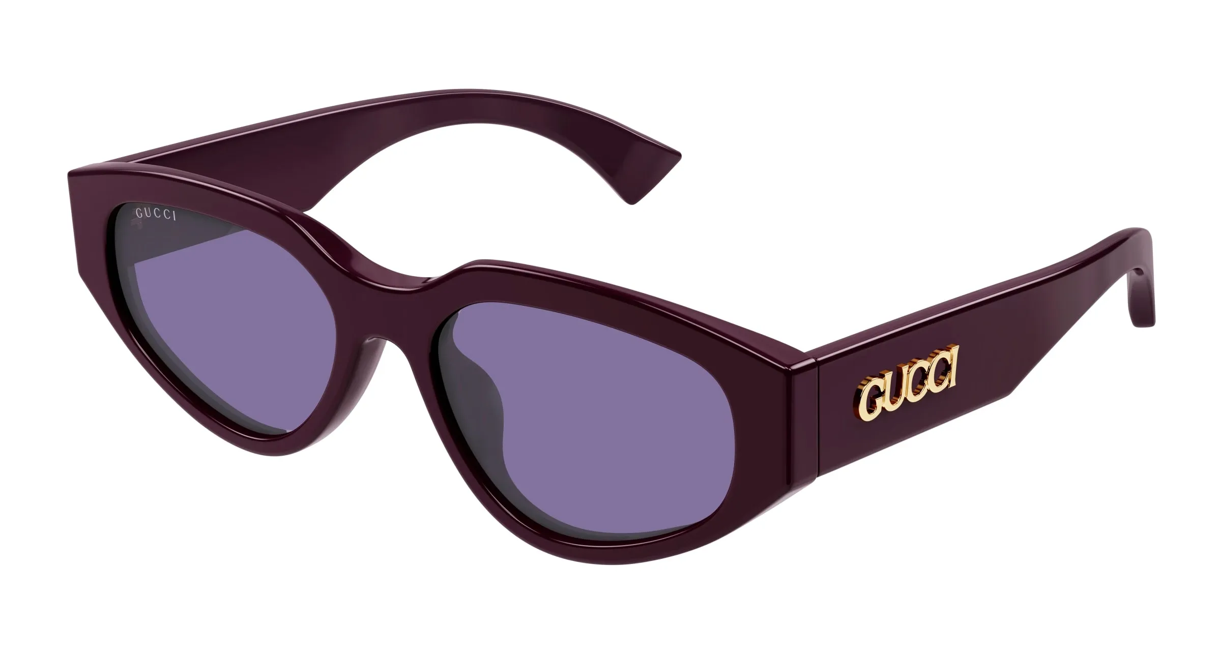 Gucci GG1845SA 004 Occhiali da sole Acetato Viola Viola Cat Eye - immagine 1
