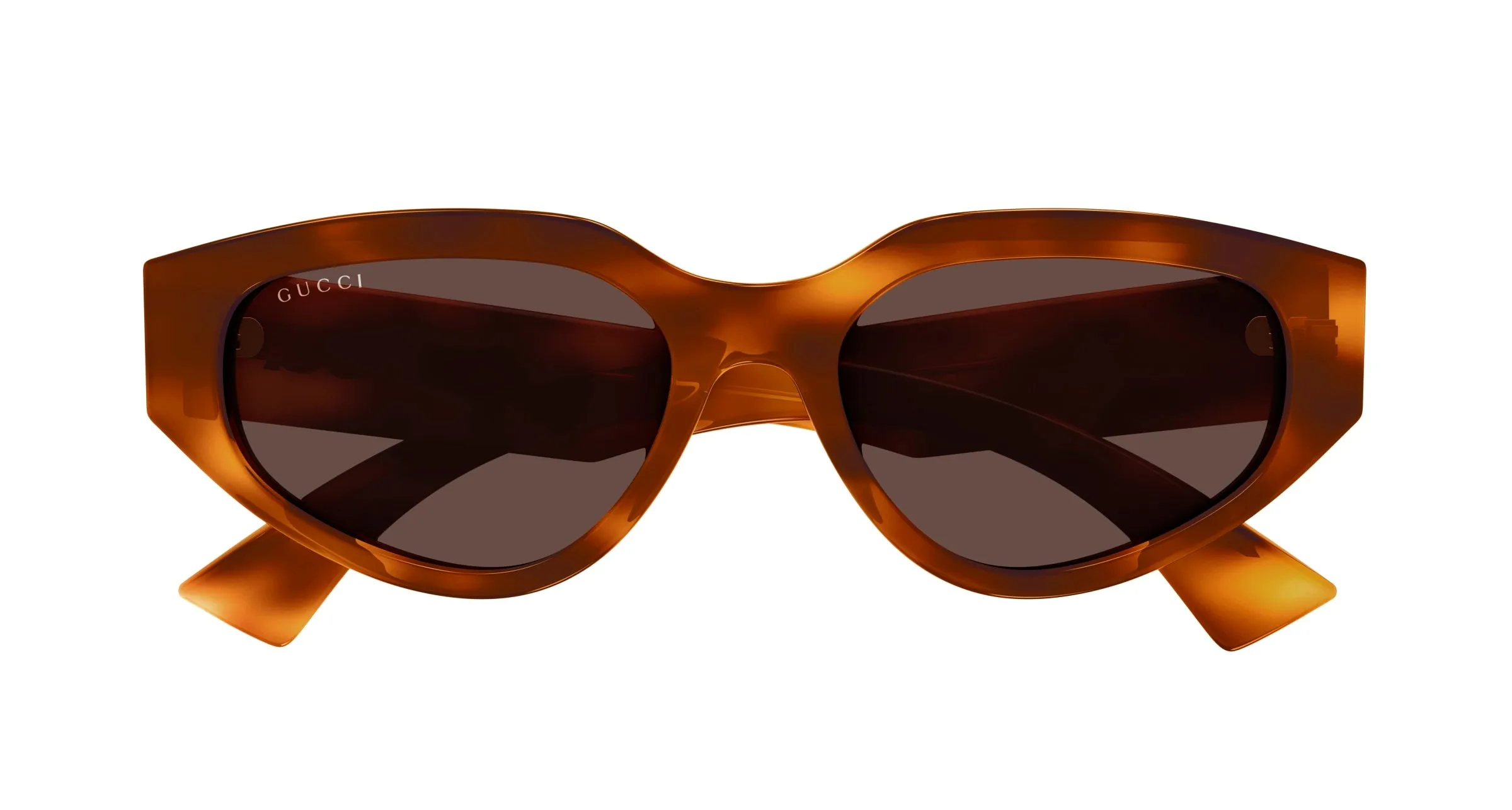 Gucci GG1845SA 002 Occhiali da sole Acetato Havana Marrone Cat Eye - immagine 2