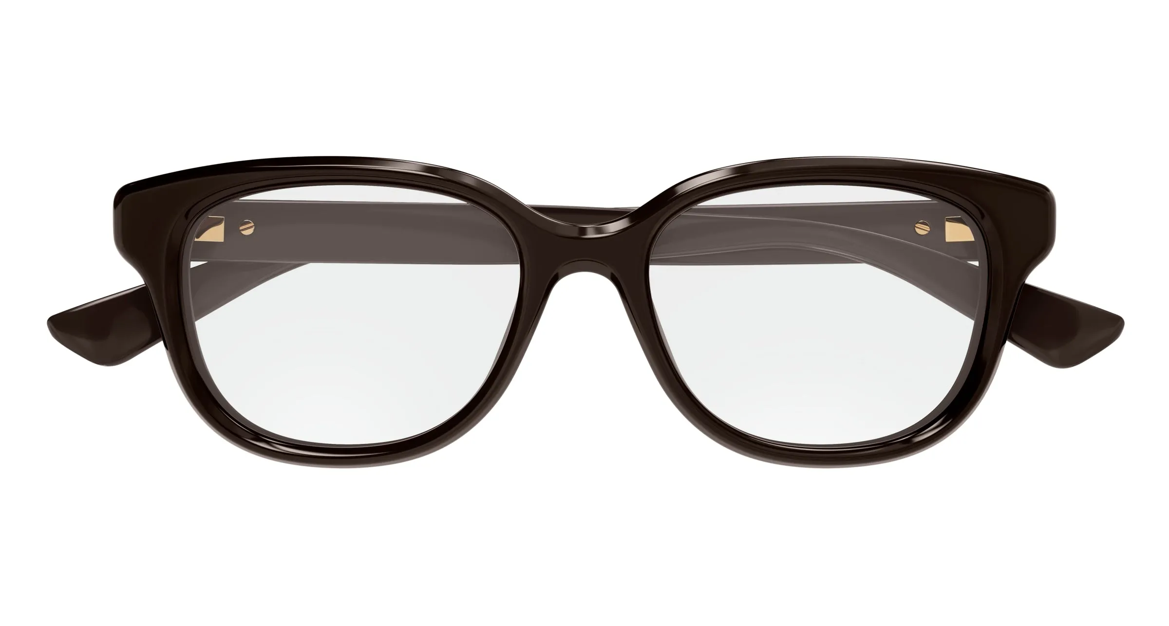 Gucci GG1833OK 004 Montature da vista Iniettato Marrone Trasparente Squadrata - immagine 2