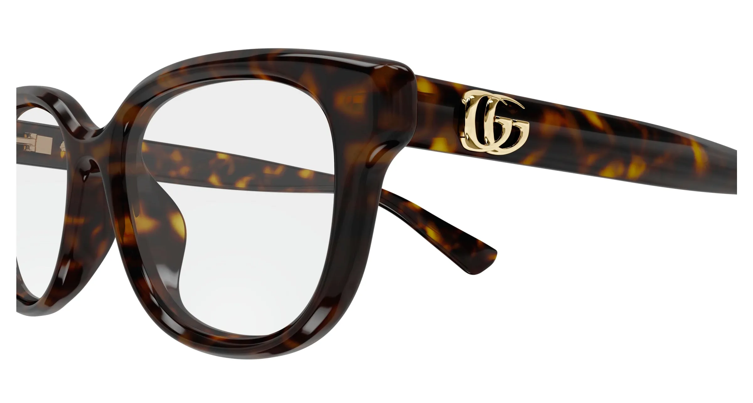 Gucci GG1833OK 002 Montature da vista Iniettato Havana Trasparente Squadrata - immagine 3