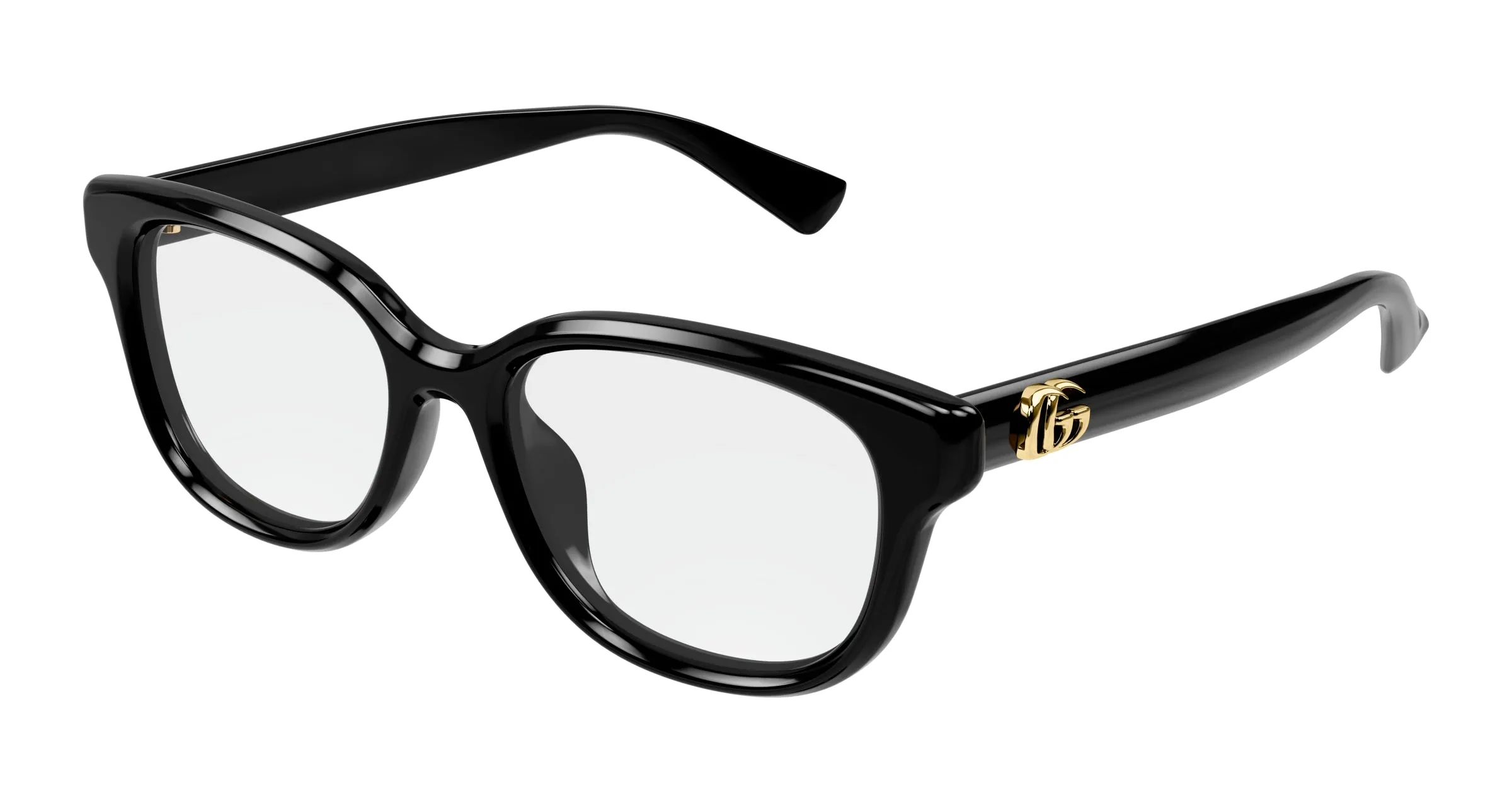 Gucci GG1833OK 001 Montature da vista Iniettato Nero Trasparente Squadrata - immagine 1