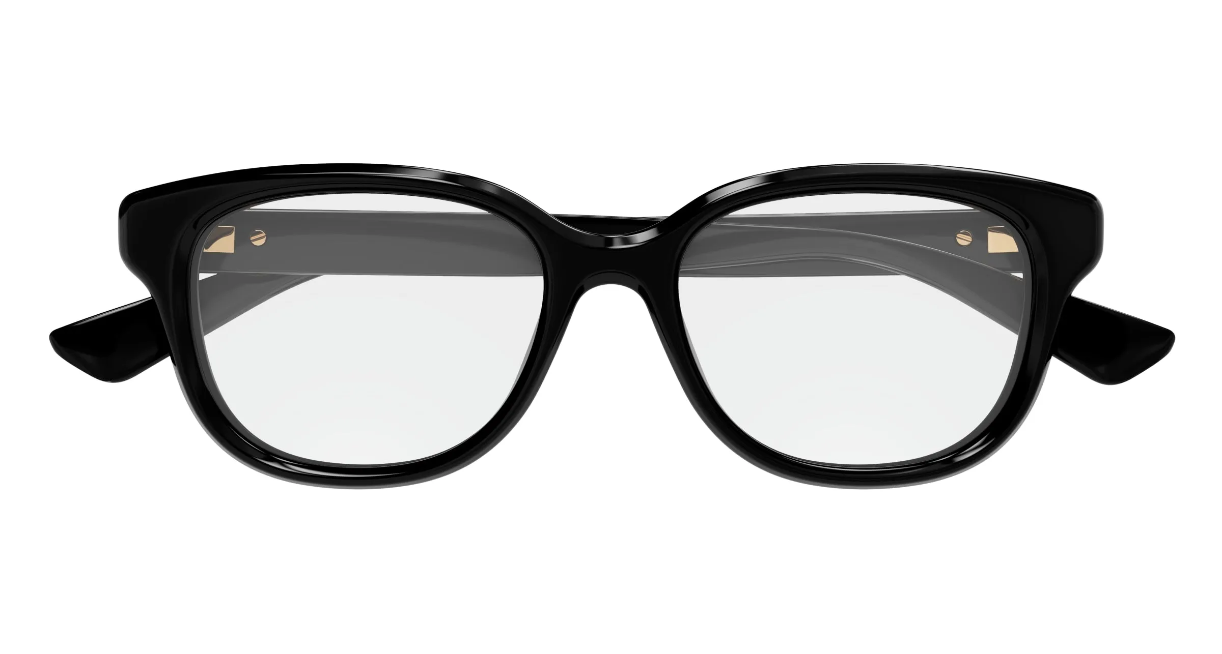 Gucci GG1833OK 001 Montature da vista Iniettato Nero Trasparente Squadrata - immagine 2