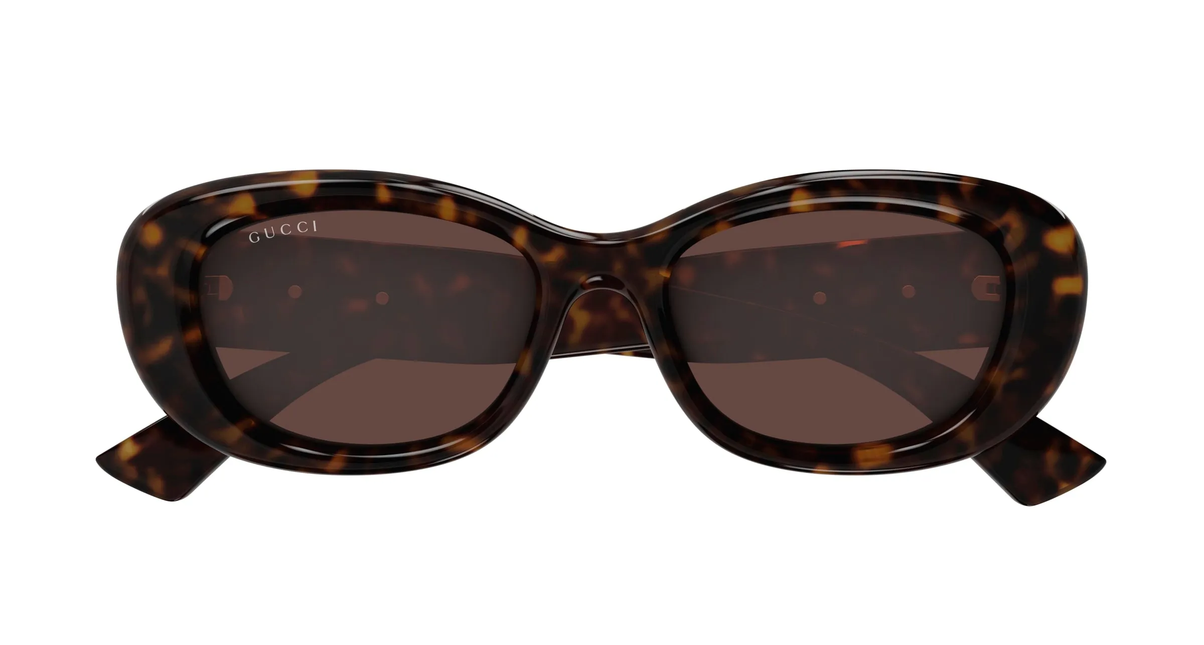 Gucci GG1829SK 002 Occhiali da sole Iniettato Havana Marrone Rotonda - immagine 2
