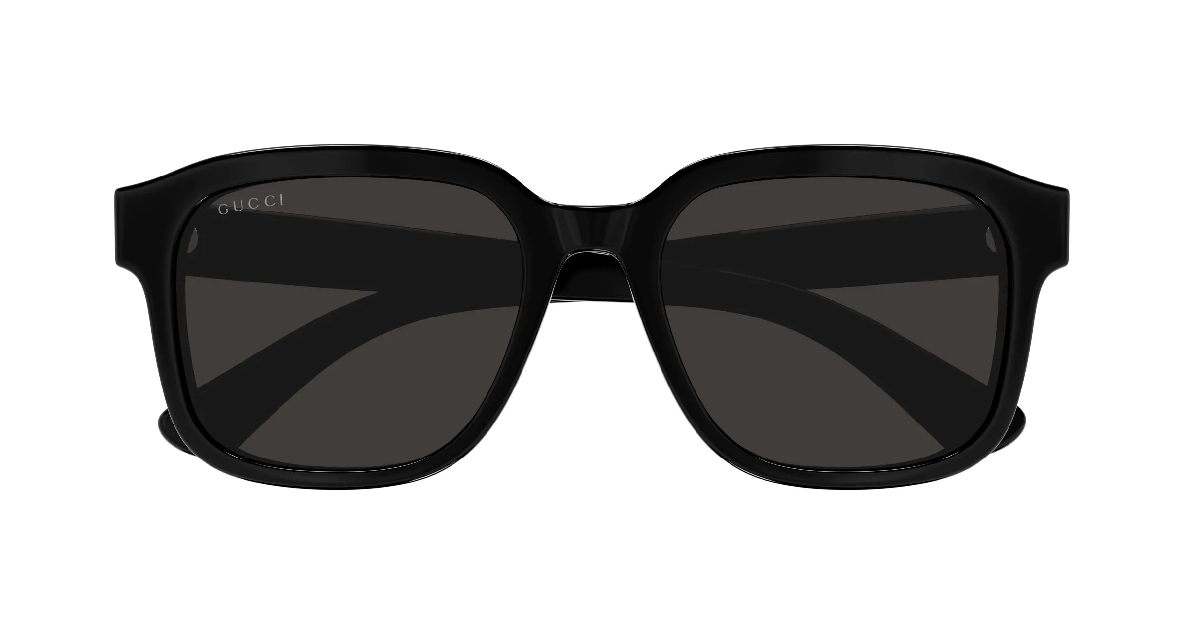 Gucci GG1798SA 001 Occhiali da sole Acetato Nero Grigio Squadrata - immagine 2