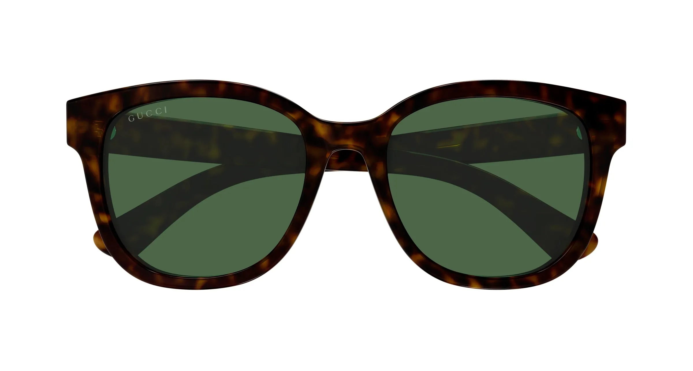Gucci GG1797SK 002 Occhiali da sole Acetato Havana Verde Rotonda - immagine 2