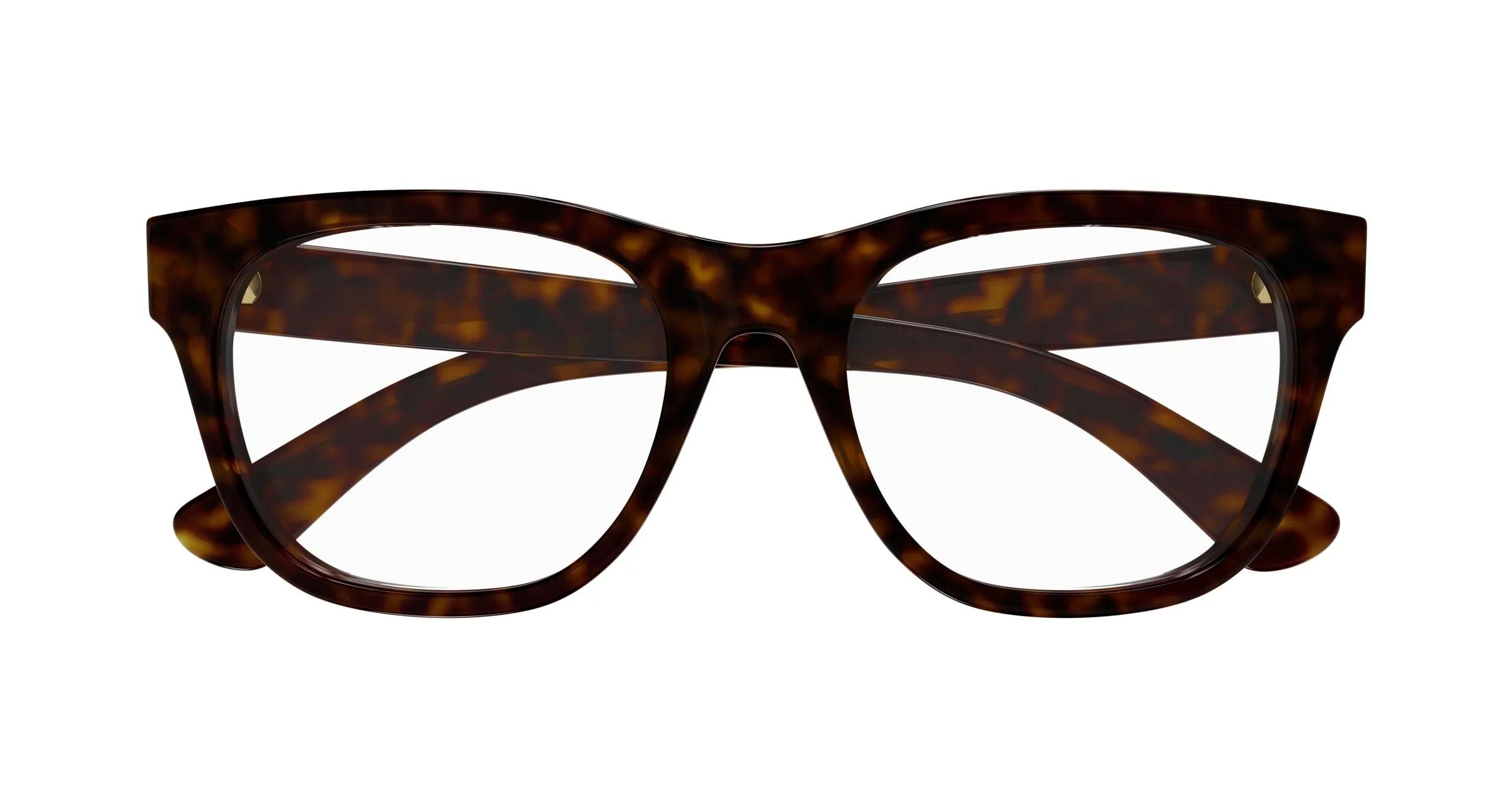 Gucci GG1796O 006 Montature da vista Acetato Havana Trasparente Squadrata - immagine 2